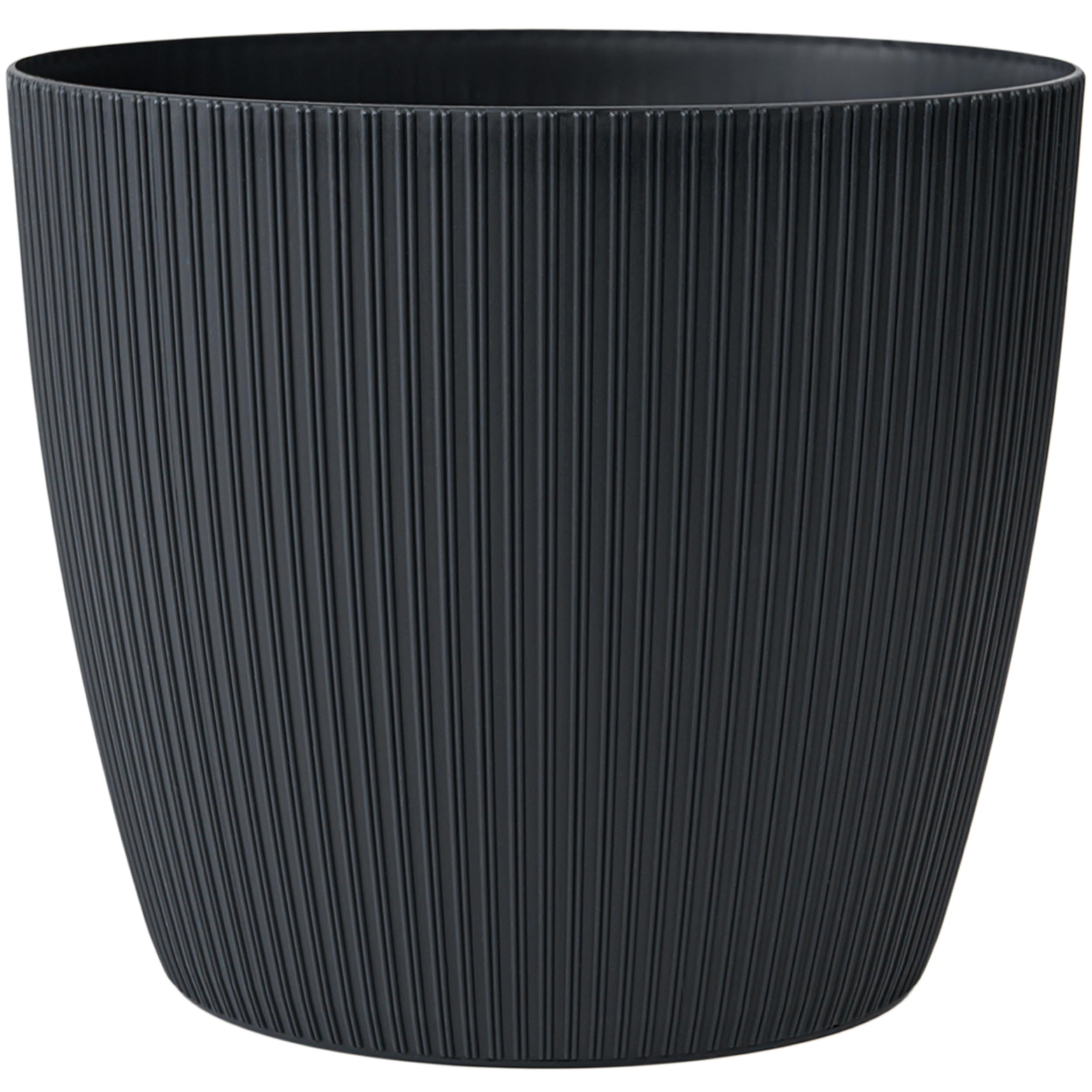 Vaso Grande In Plastica 60 Cm - Fioriera Rettangolare Profonda Nero, Per Giardino E Balcone, Da 60x24.5x20 Cm - 4