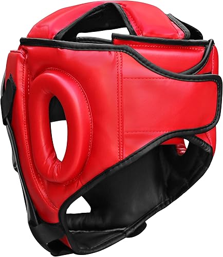 Vista 15 de Farabi Sports Parrilla de boxeo, engranaje de cabeza de entrenamiento de MMA Kickboxing Sparring Gear Parrilla frontal extraíble Negro