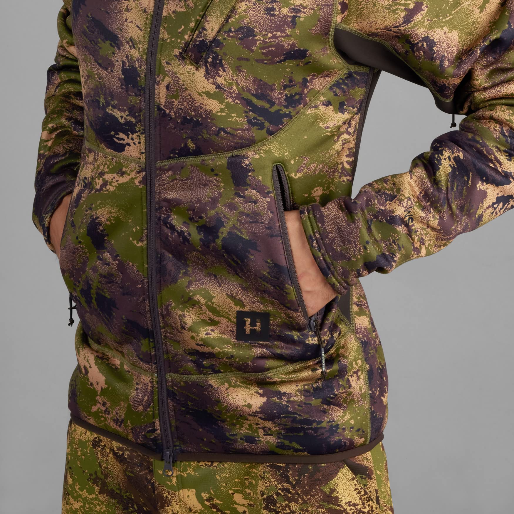 Härkila | Deer Stalker camo fleece hoodie | Professionelle Jagd Kleidung & Jagd Zubehör für Herren & Damen | Skandinavische Qualität Made to Last |