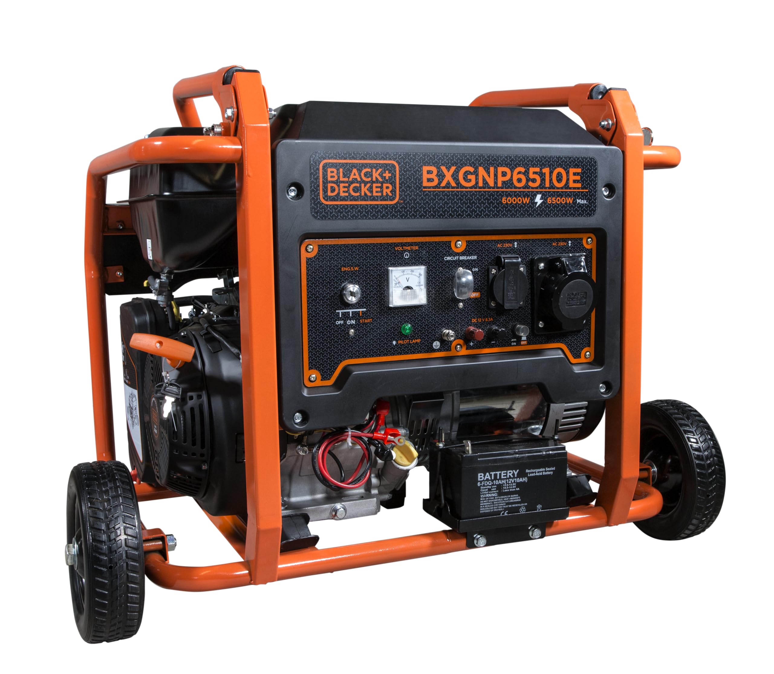 BLACK+DECKER Generador gasolina 6500W BXGNP6510E