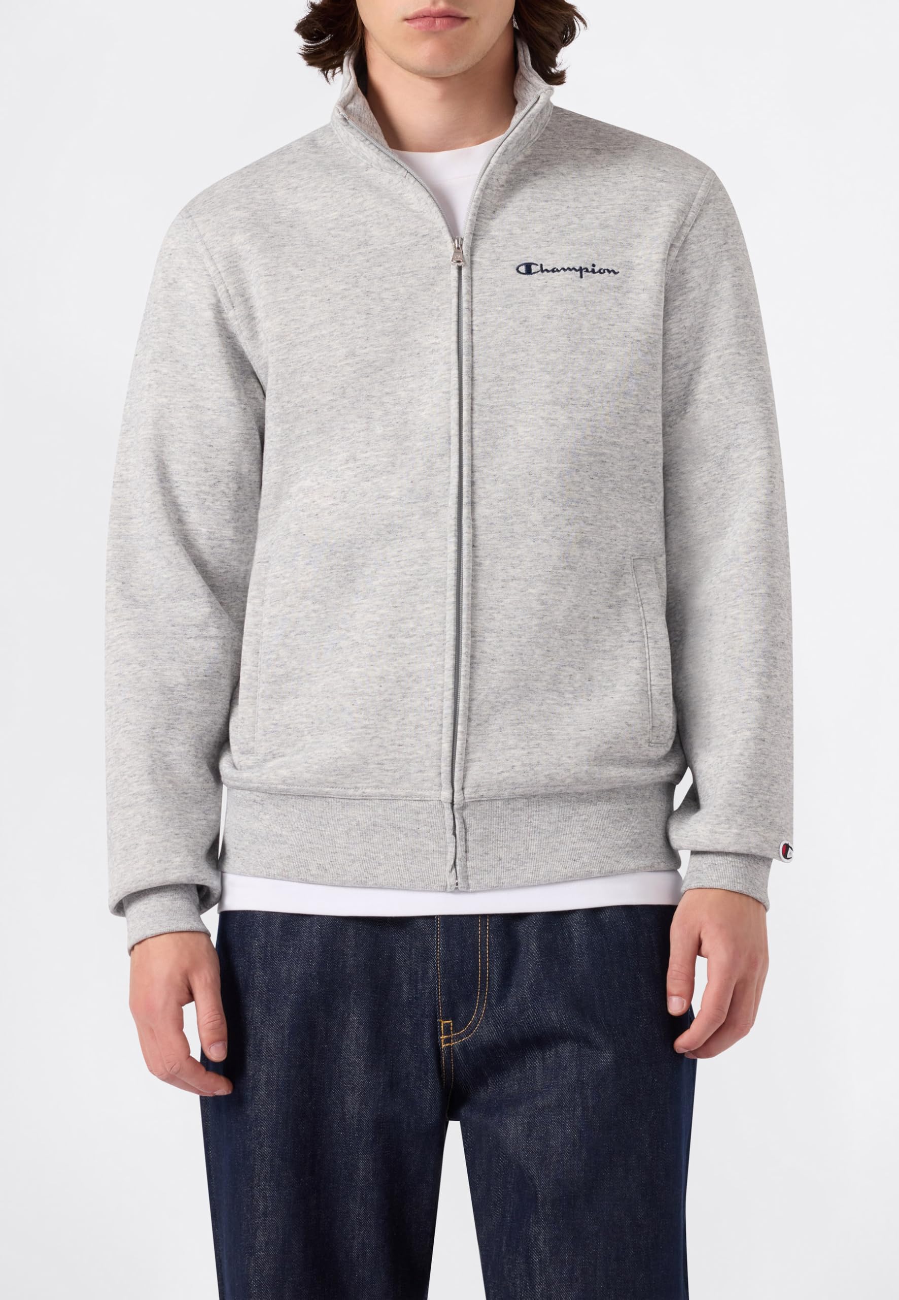 Champion Bluza męska z zamkiem błyskawicznym i wewnętrznym pluszem, 221796