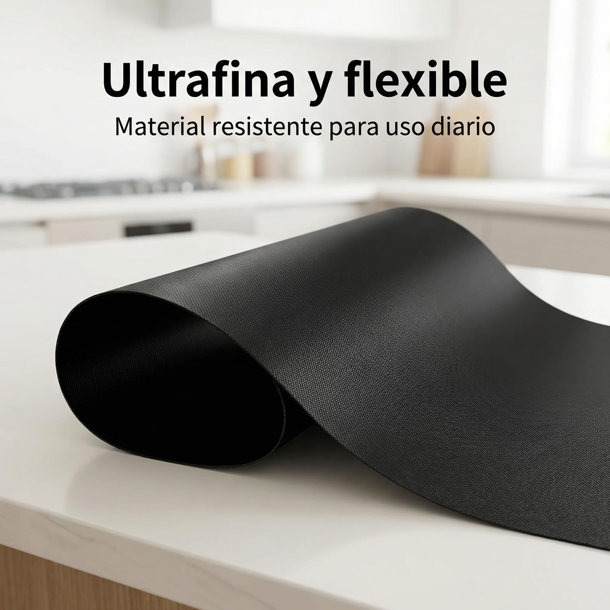 BAYON Protector Placa de Inducción Pack 2 – Alfombrilla Protectora para Inducción 61x53 cm, Recortable y Reutilizable, Protege la Encimera al Cocinar – Cubre Vitrocerámica — view 6