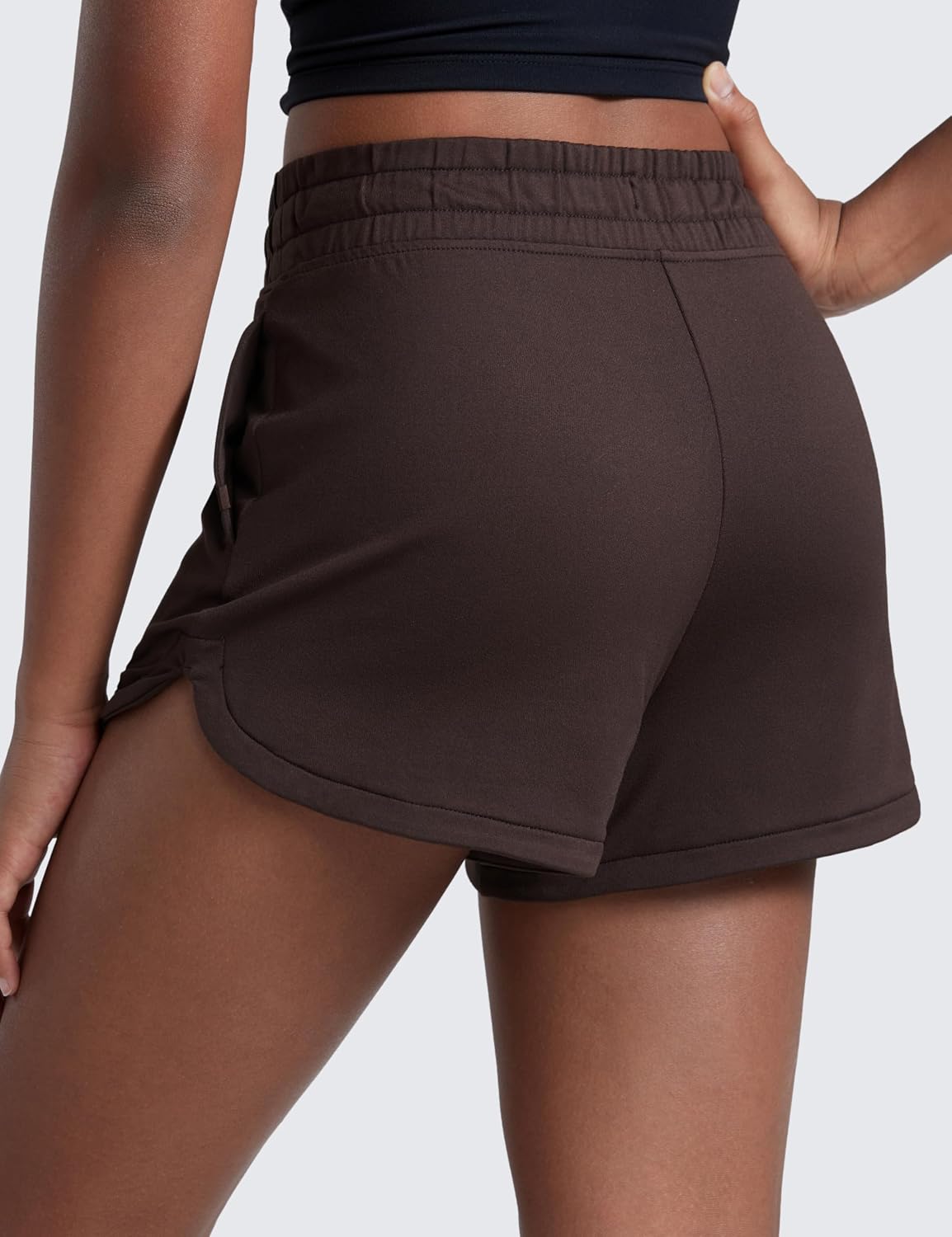 CRZ YOGA Girls Cloud Jersey Dolphin Casual Sweat Shorts - Lounge Athletic Tennis Soccer Pockets Drawstring Kids Teen