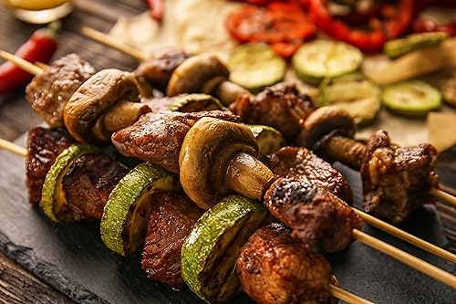 Miniatura 3 de Perfect Stix Brochetas de bambú de 10 pulgadas, 100 unidades. Incluye 100 pinchos de bambú de doble extremo de 5.5 pulgadas. Paquete de 100 unidades.