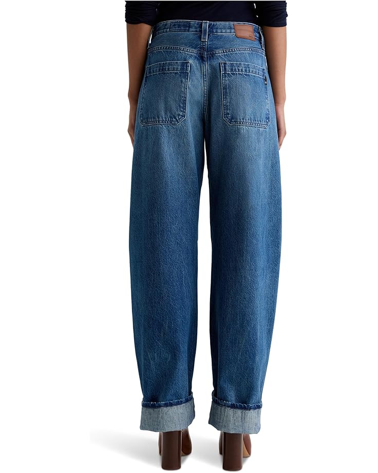 AG Jeans Mercer High Rise Cuffed Barrel Jean In Nouveau - #2 of 4