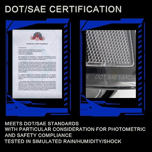 Miniatura 9 de VLAND Conjunto de faros delanteros para Dodge Charger 2011-2014 (no es compatible con cargador Dodge SE 2012) con lente de doble haz, luz frontal