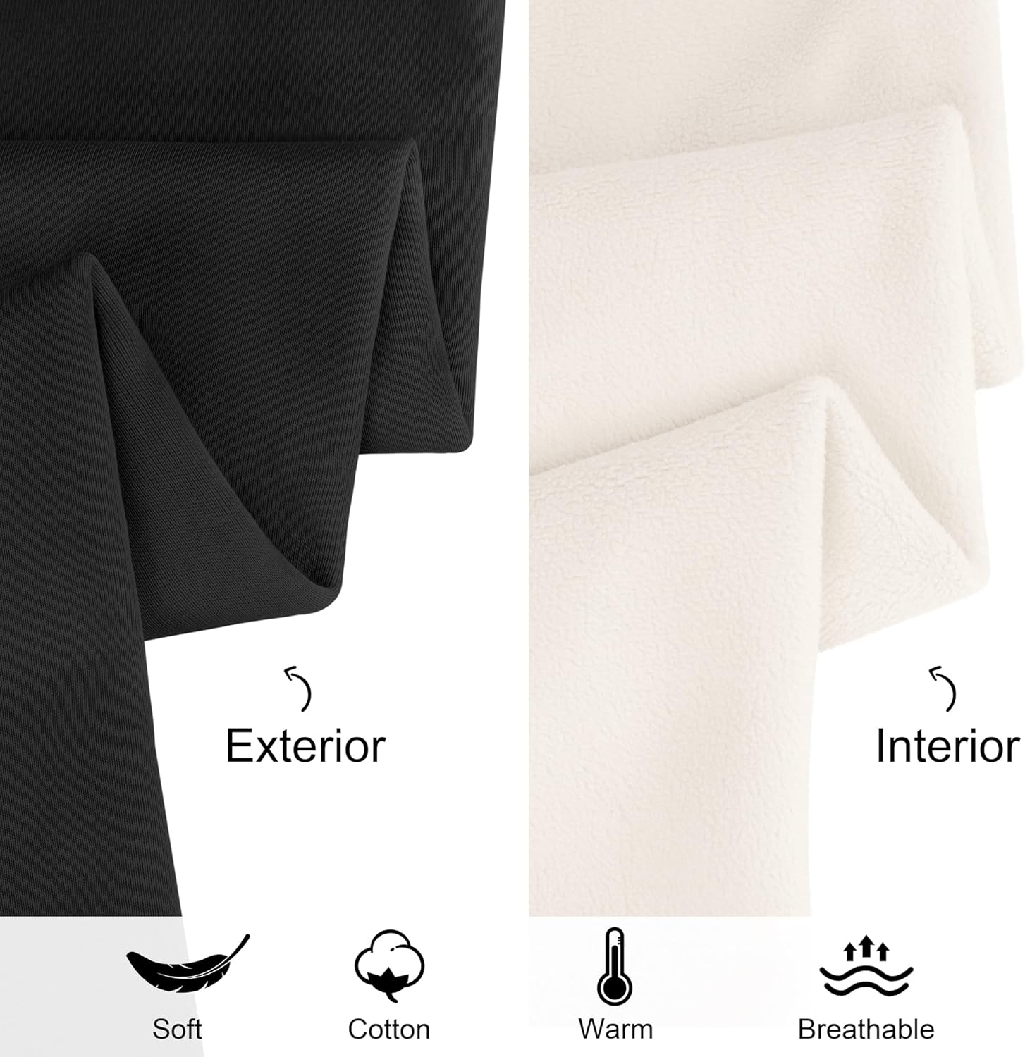 Resinta Girls Winter Fleece Lined Leggings Cotton Thick Thermal Tights Kids Soft Stretchy Pants Full Length - Image 3