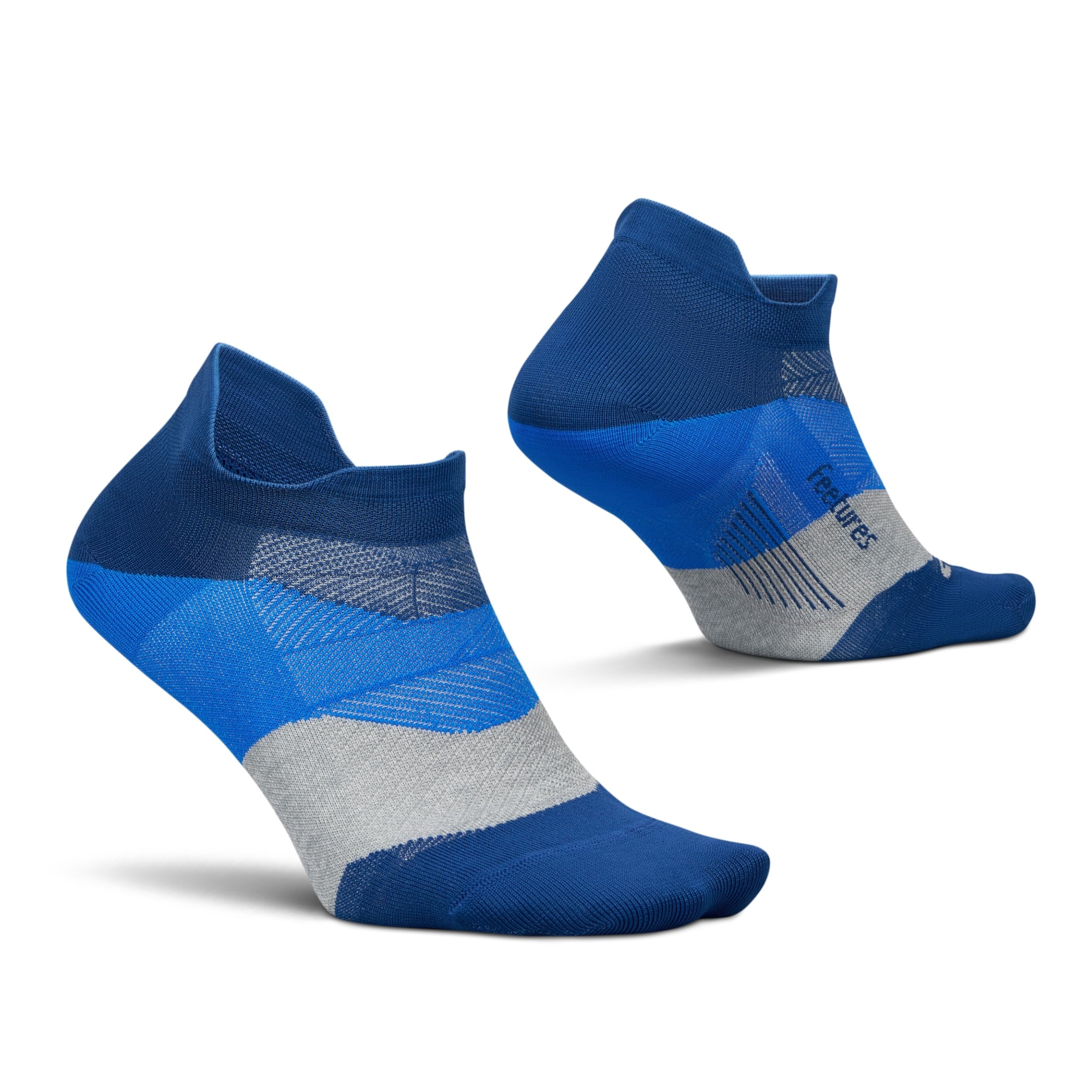 Feetures Elite Ultra Light No Show Tab Ankle Socks - Sport Sock with Targeted Compression