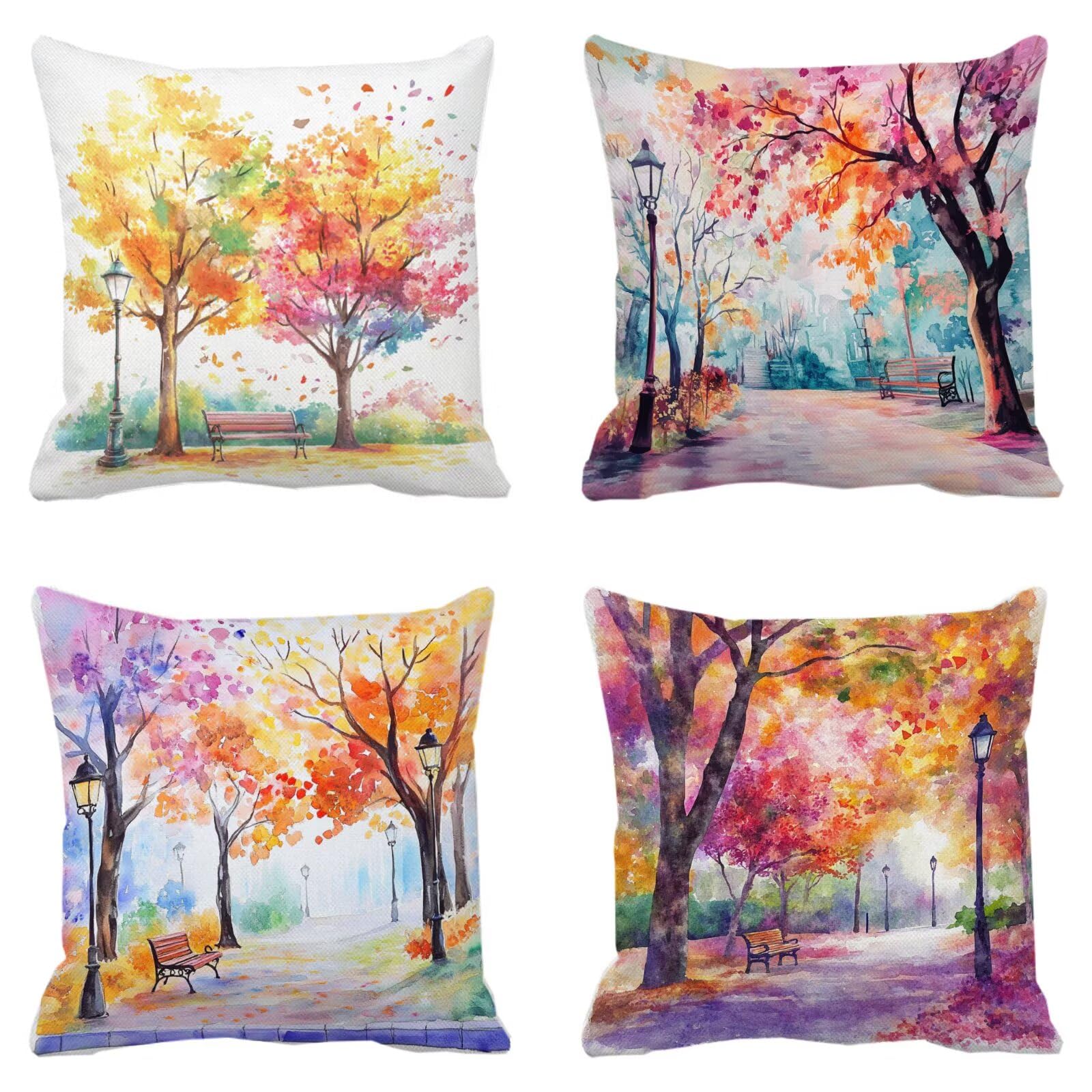 Housse coussin 35x35cm en lin de qualité supérieure pour décoration maison
