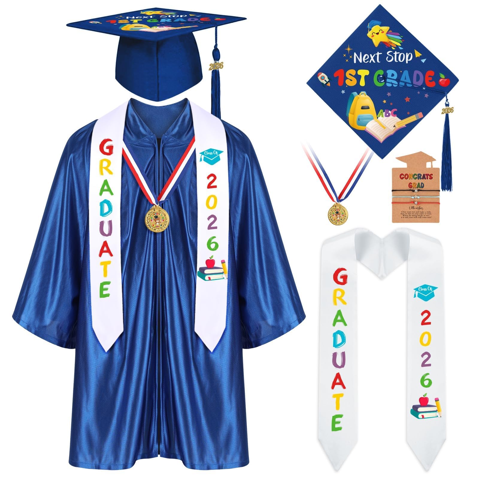 Snapklik.com : YLOLUL 2026 Kindergarten Preschool Graduation Gown Cap ...