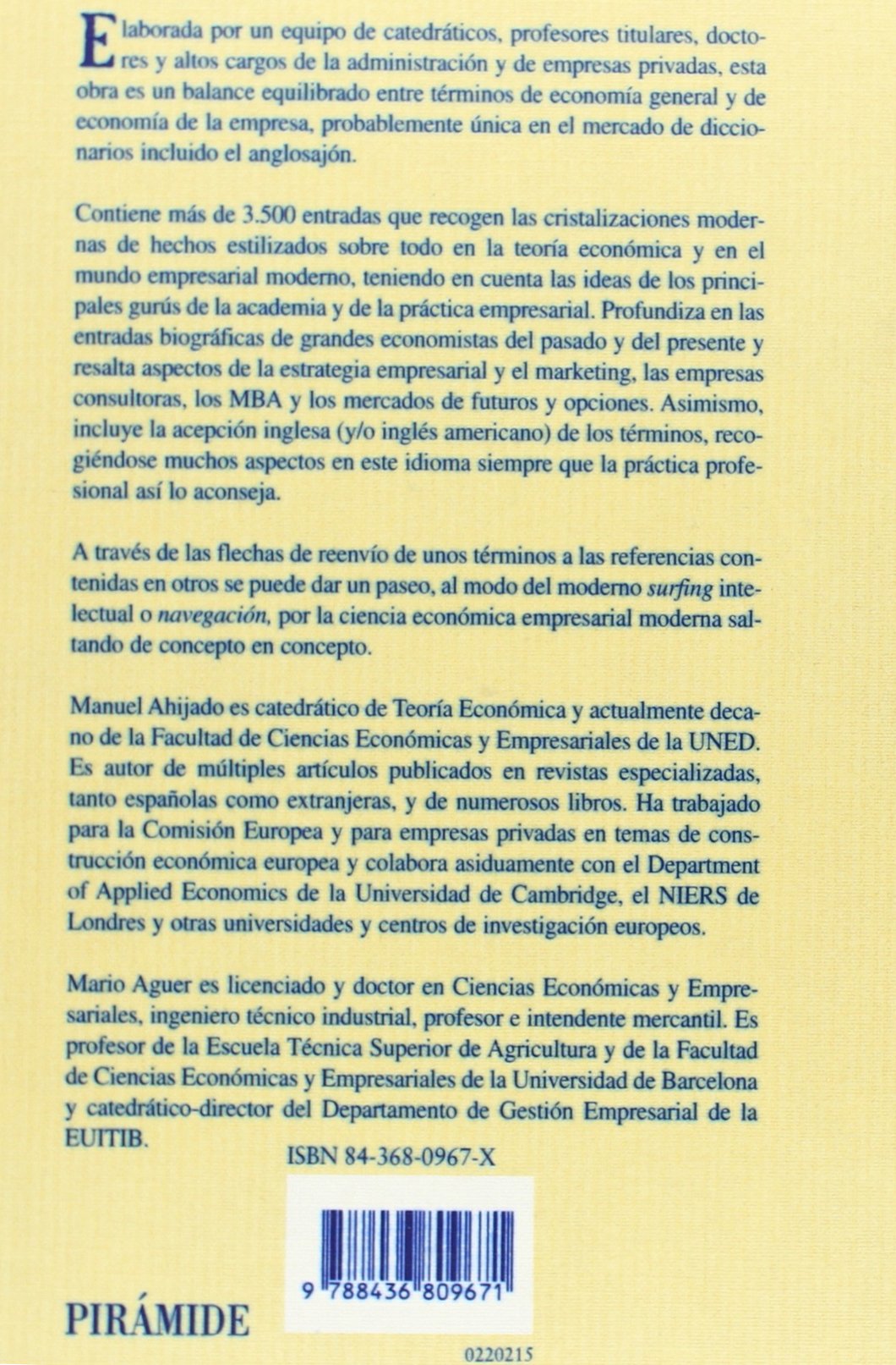 Diccionario de Economía y Empresa