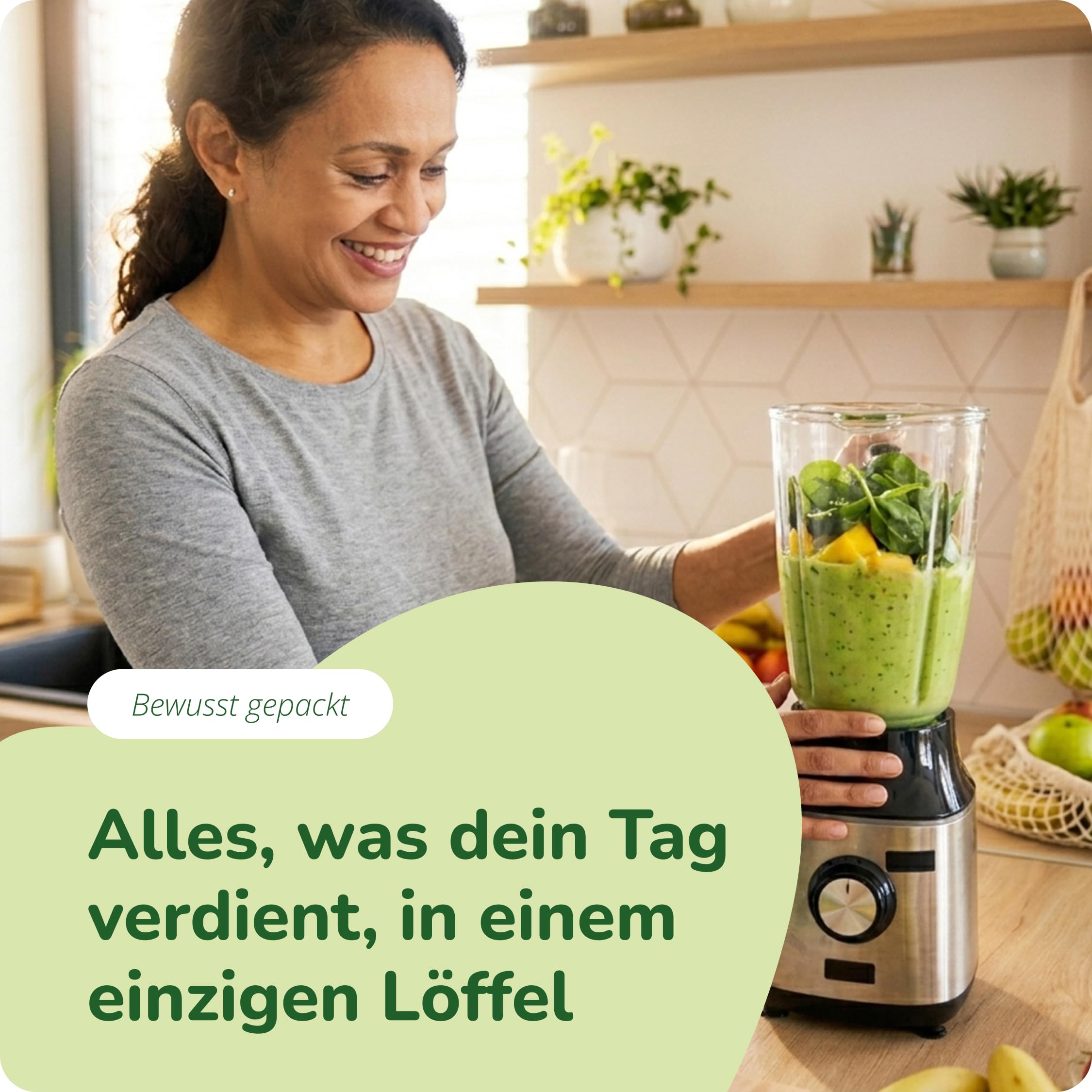 Vegavero Green Supreme – Greens Pulver 270g mit über 20 Superfoods, Pflanzenextrakten & Vitalpilzen – Immunsystem stärken, Energie & Detox - Mit Ballaststoffen & Probiotika, vegan