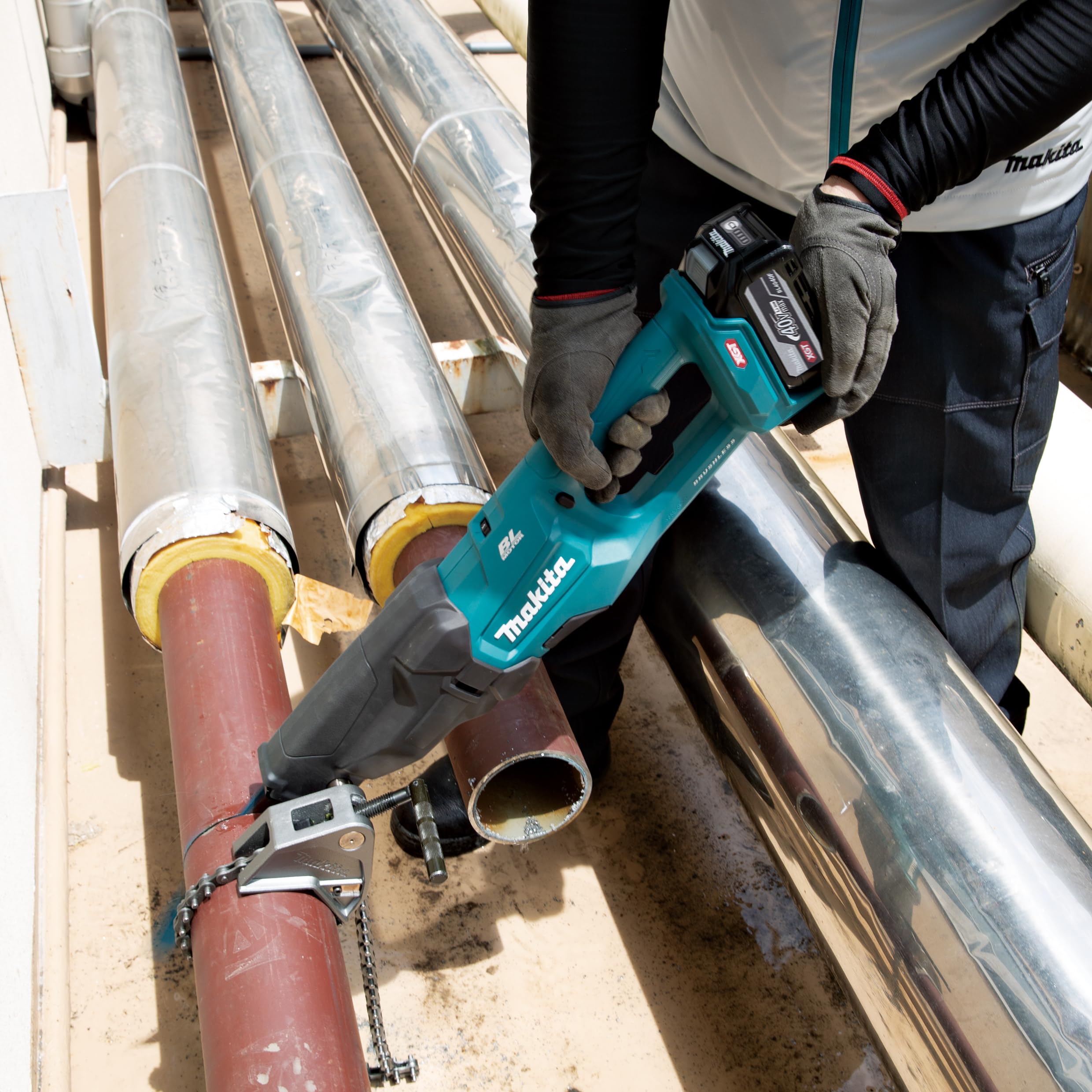 Makita JR003GZ - Sierra de recipros inalámbrica (40 V, máx. (sin batería, sin cargador)