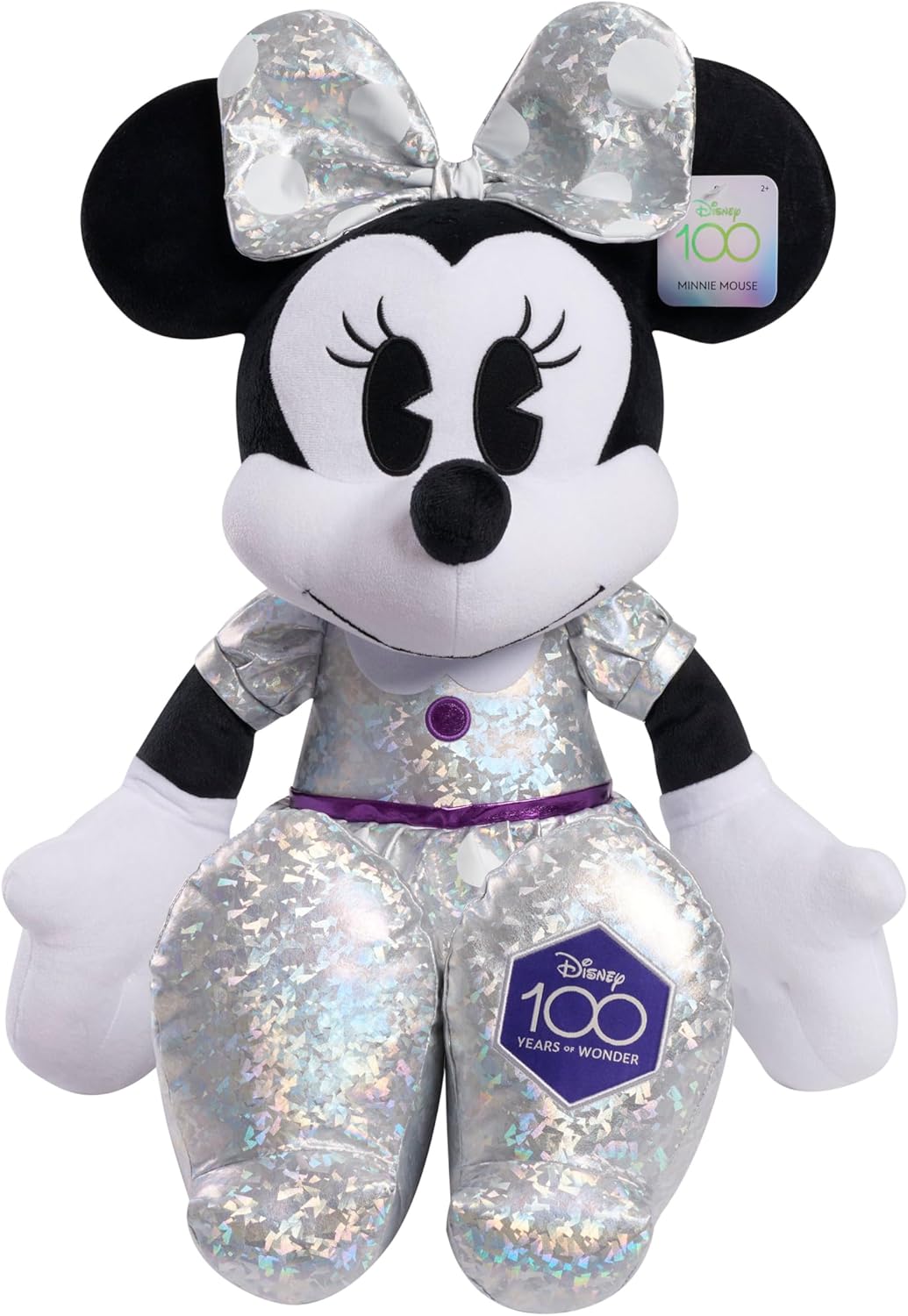 Disney100 Years of Wonder Minnie Mouse 32-inch Jumbo Plush Stuffed Animal, Once-in-a-Lifetime Exclusive, Kids Toys for Ages 3 Up by Just Play