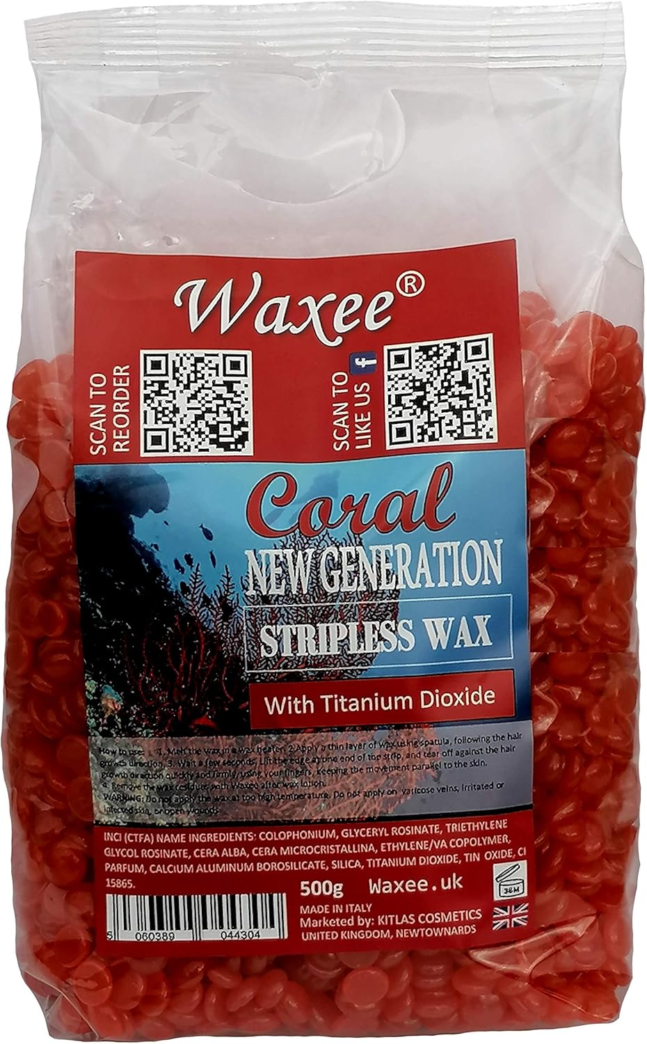 Stripless hard film wax New Generation, Brazilian peelable, peel off