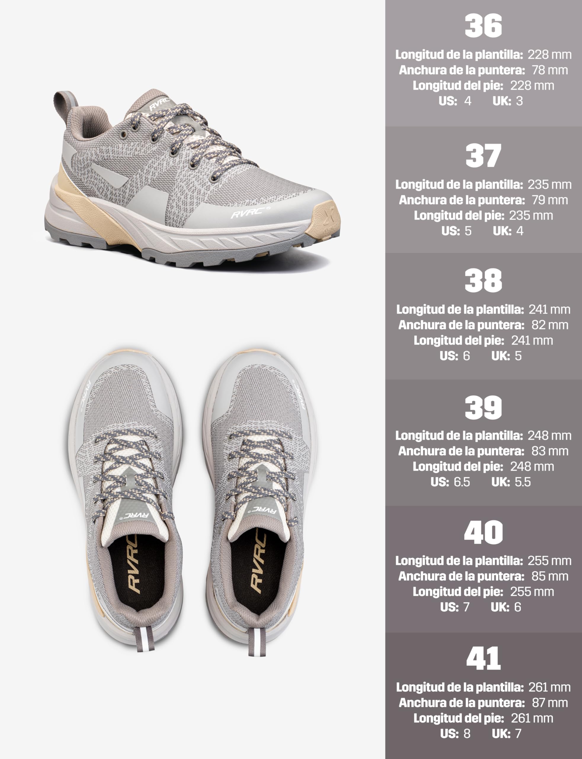 RevolutionRace Daytrek Walking Shoes para Mujer, Zapatos de Senderismo Ligeros y Transpirables