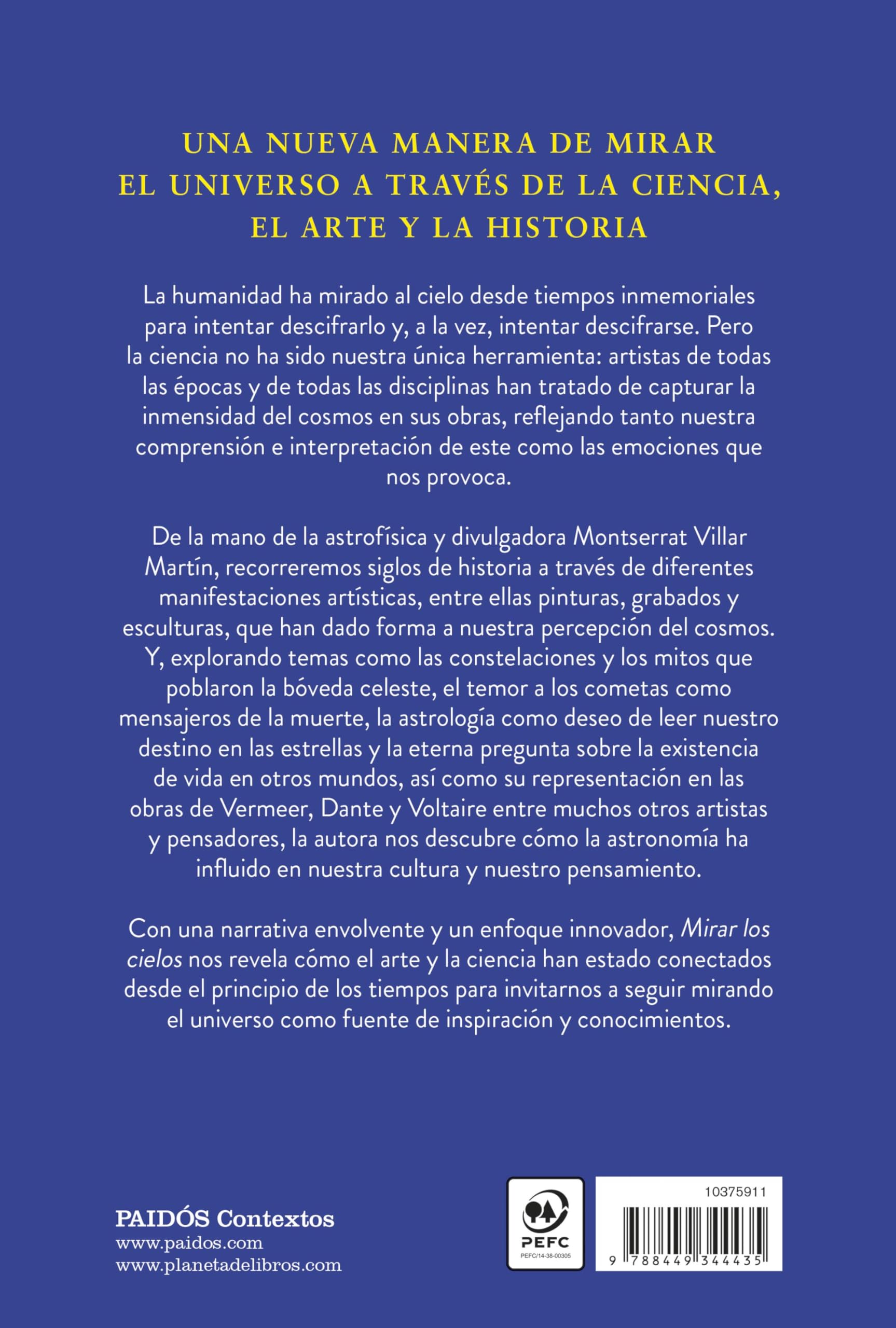 Mirar los cielos: Una historia del cosmos a través de la ciencia y el arte (Contextos)