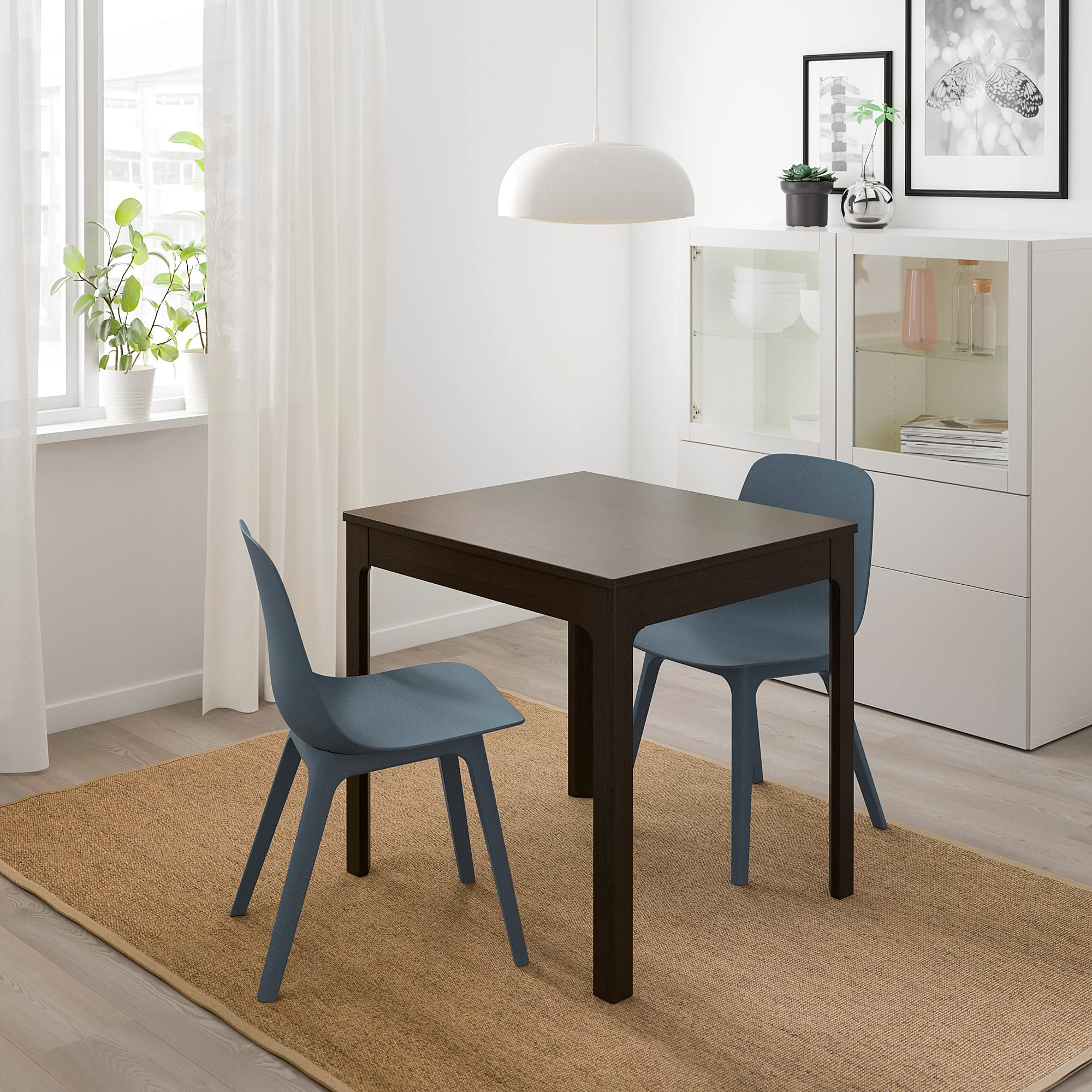 IKEA EKEDALEN extendable Table, 80/120x70 cm, Dark Brown : Amazon