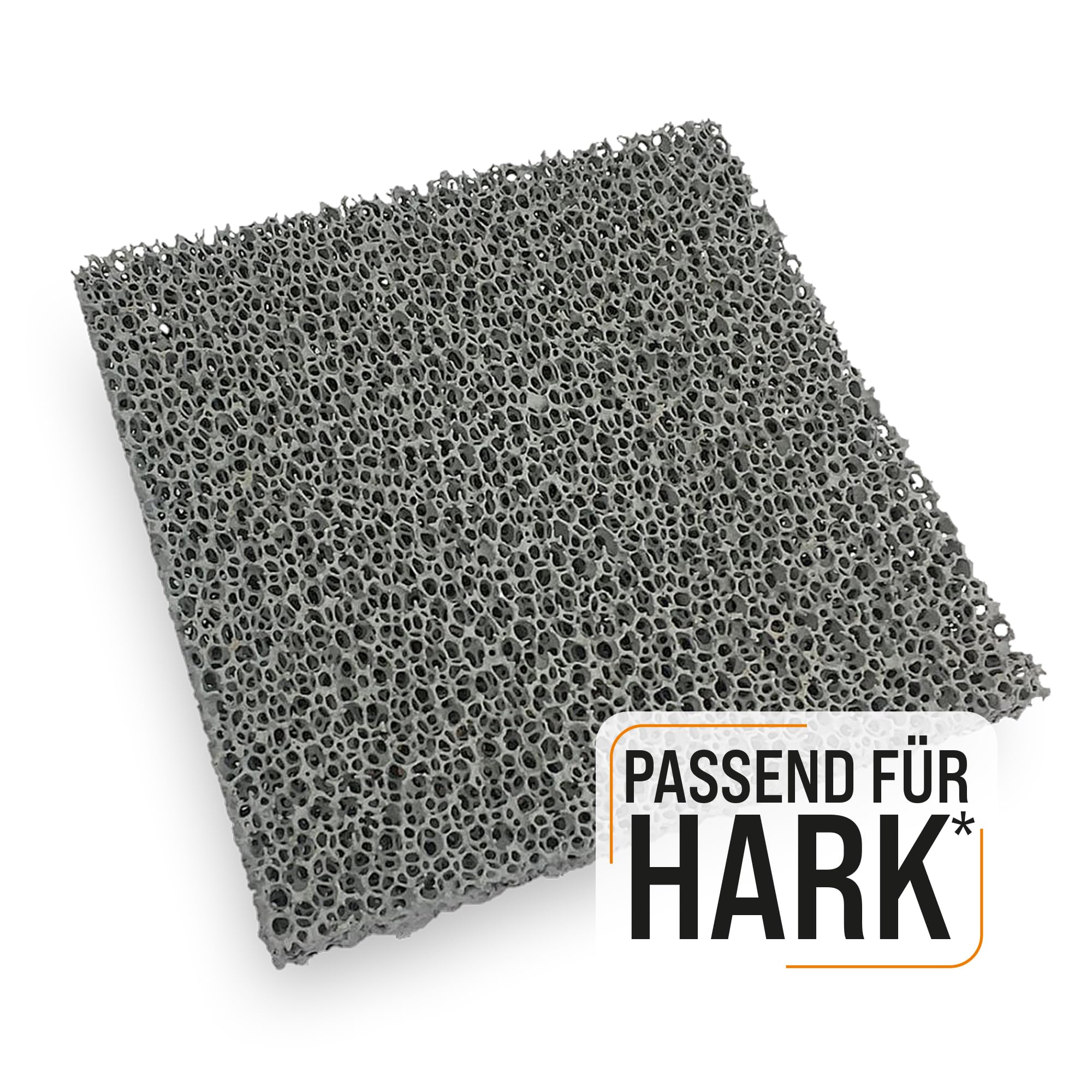 Feuerfest 123 - Feinstaubfilter Kaminofen 200x200x22 mm, Kompatibel mit Hark, Feinstaub Rußfilter zum nachrüsten Kamine & Öfen, hitzebeständig bis 1.650 °C