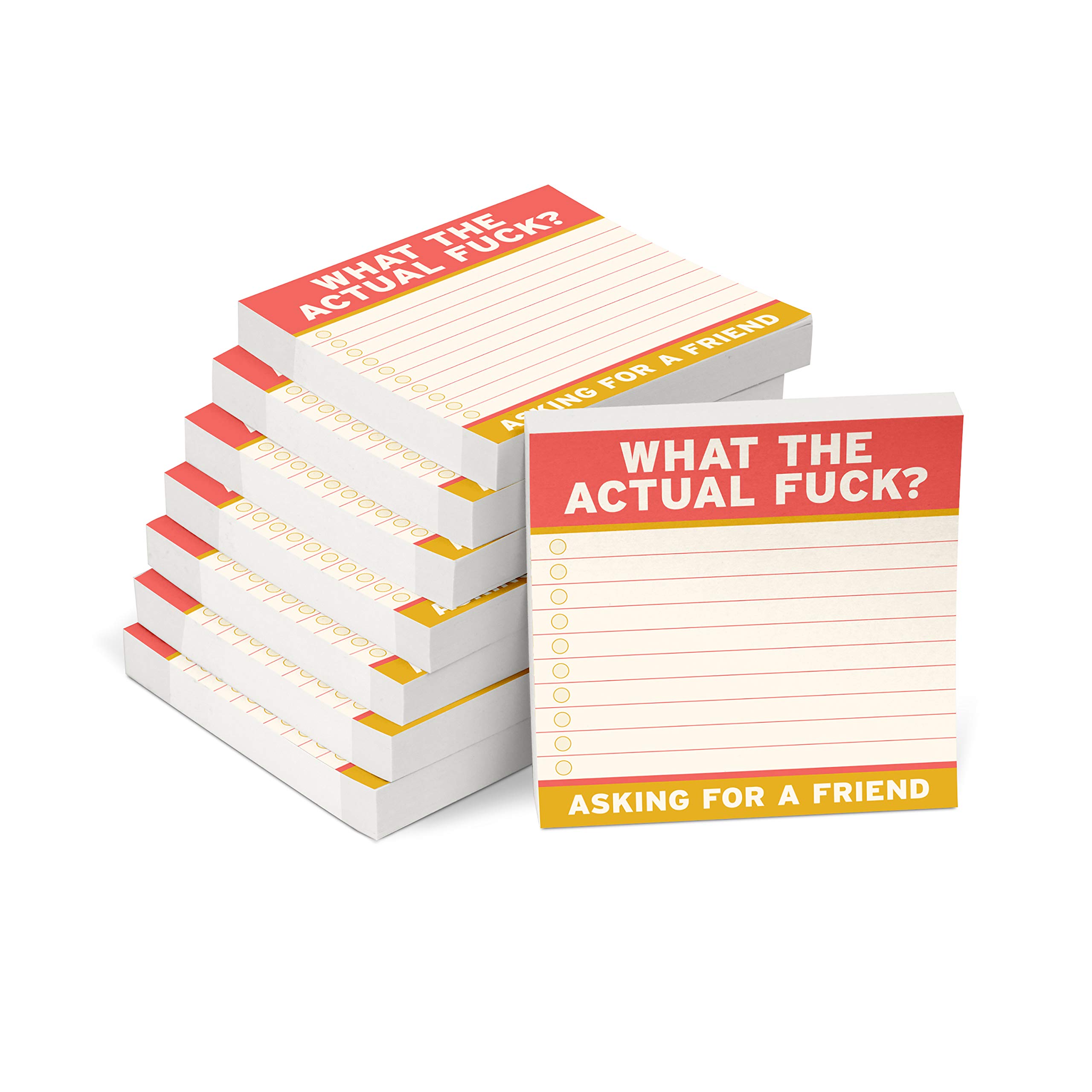 Snapklik.com : 8-Count Knock Knock Actual Fck Large Sticky Notes