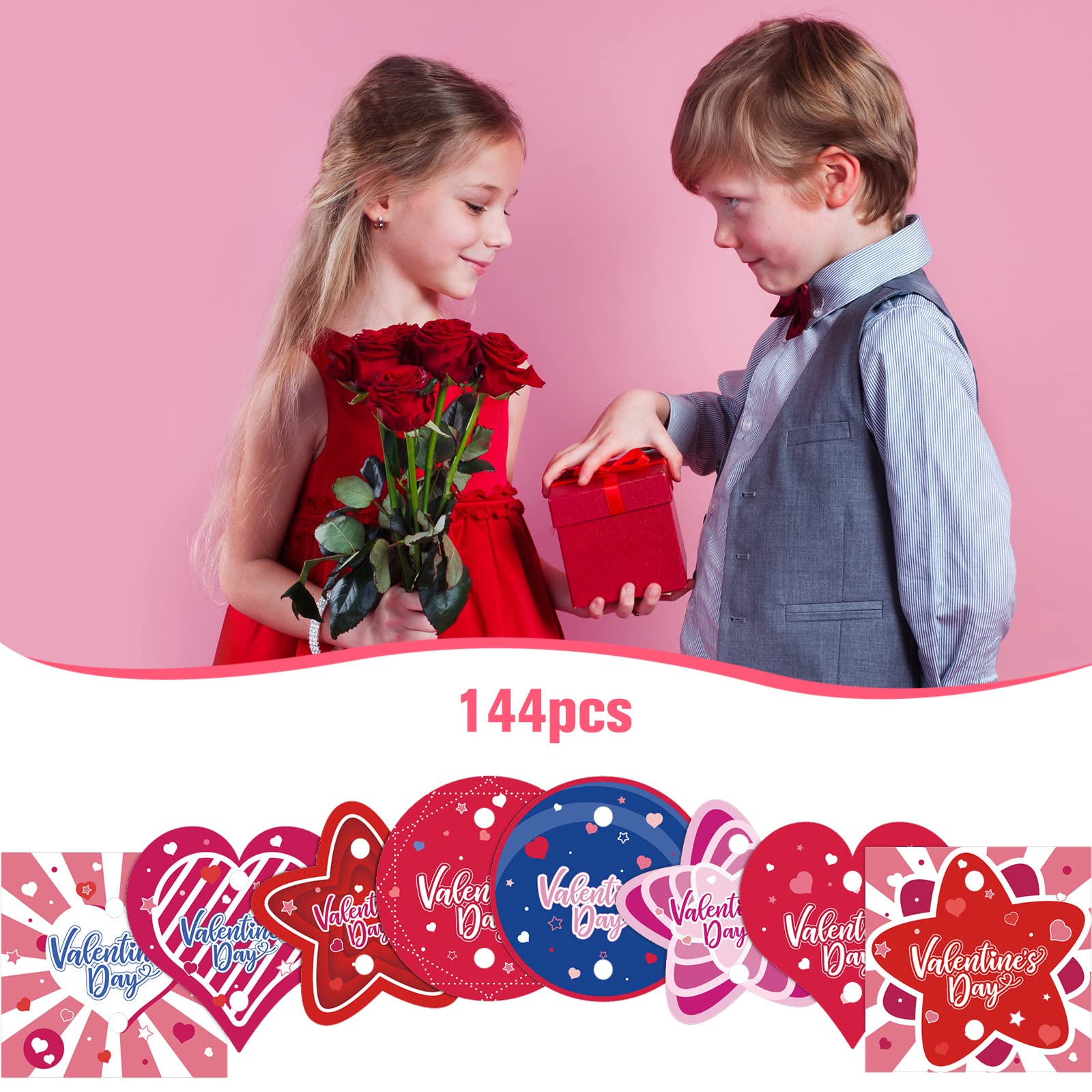 Valentinstagskarten Mit Süßigkeitenkuppel – 36 Sets, Herzförmig, DIY Geschenke Für Kinder, Schule, Party
