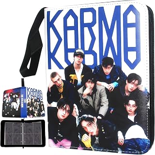 Stray Kids Photocards Binder 400 Pockets Photo Cards Holder Stay Kids KARMA Album Photocard Binder HOLLOW Postcard Holder Straykids Merch Boys and Girls Gift for STAY