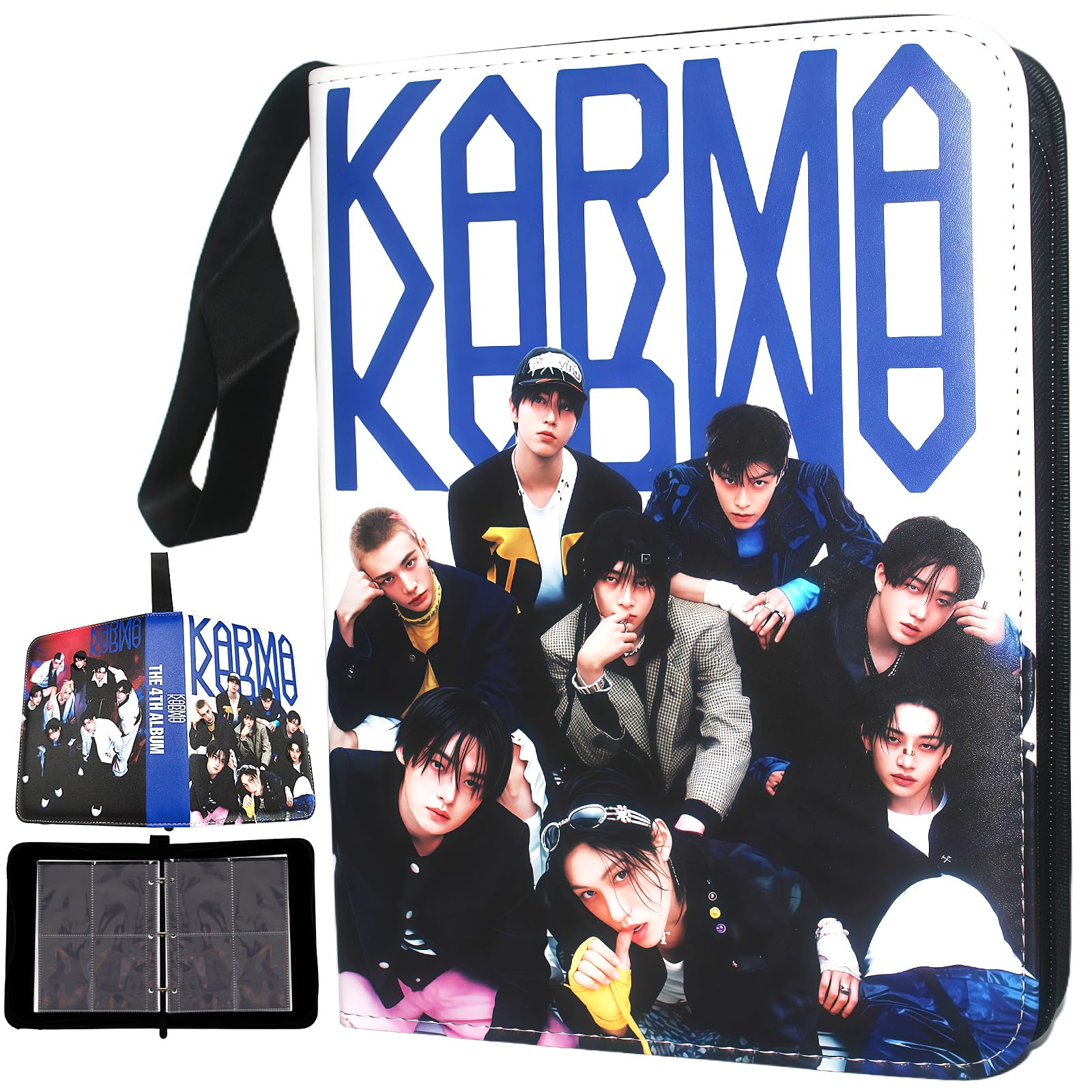Stray Kids Photocards Binder 400 Pockets Photo Cards Holder Stay Kids KARMA Album Photocard Binder HOLLOW Postcard Holder Straykids Merch Boys and Girls Gift for STAY