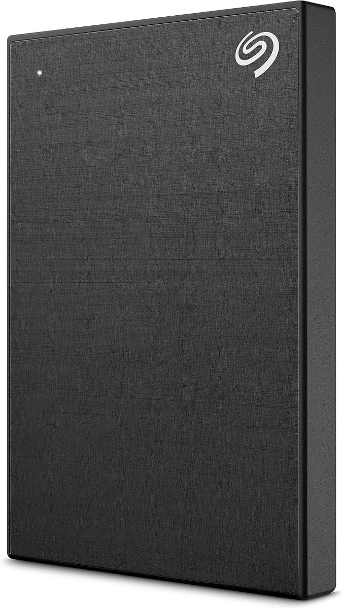 Disco duro externo Seagate One Touch de 2 TB, USB 3.0 negro para PC, portátil y Mac, 1 año de MylioCreate, 4 meses de plan de fotografía Adobe Creative Cloud (STKB2000412)