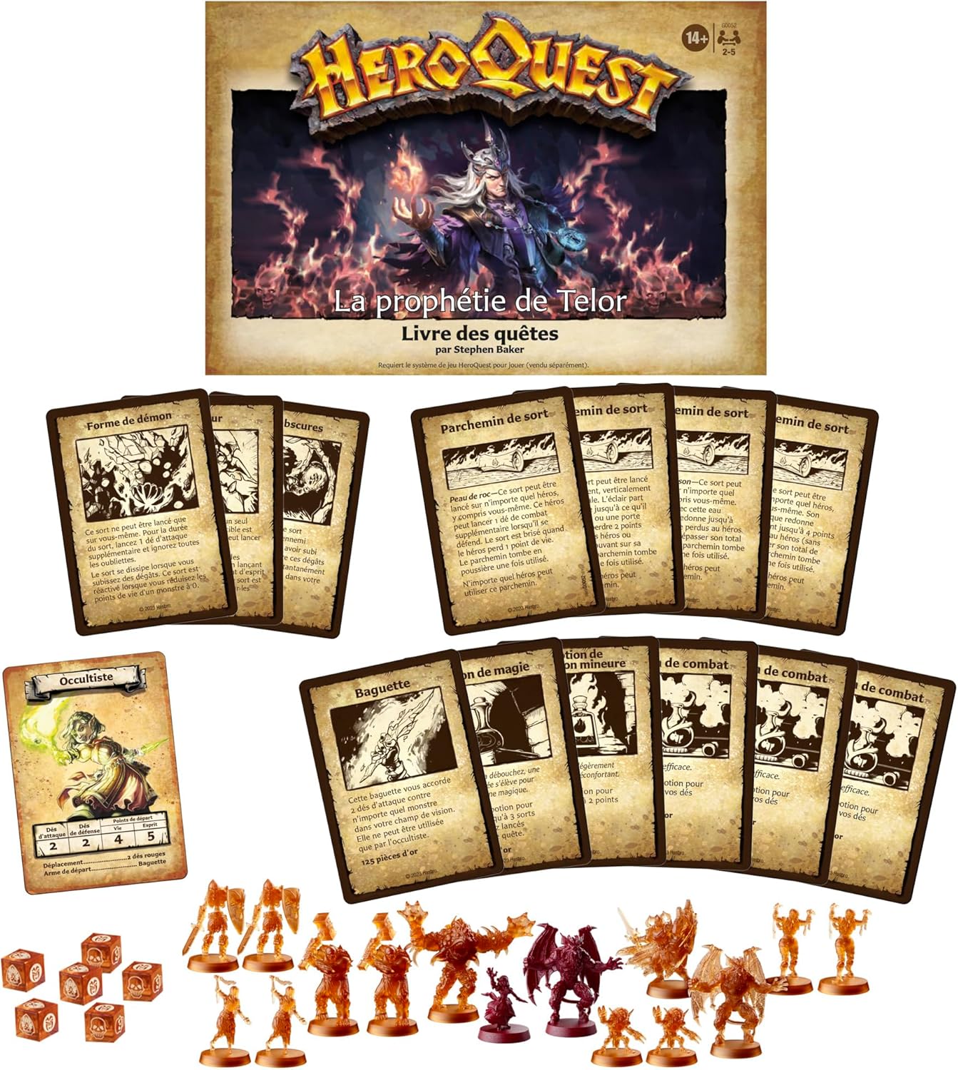 Pixie Games - Avalon Hill HeroQuest Le Tournement de la Reine des Esprits – Extension de Jeu - Pack de Quête - Jeu d'Aventure sur Table - 14 ans et Plus - 2 à 5 joueurs – PIX1506