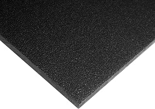 SIBE-R PLASTIC SUPPLY - KYDEX T PLASTIC SHEET - 10"X10"X0.080" THICK, PACK OF 2 (BLACK)