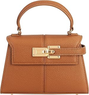 STHENO Women's Top-handle Handbags– Vegan Leather Vintage Top Handle Design with Adjustable Strap, Fashion Commuter Crossbody Bag