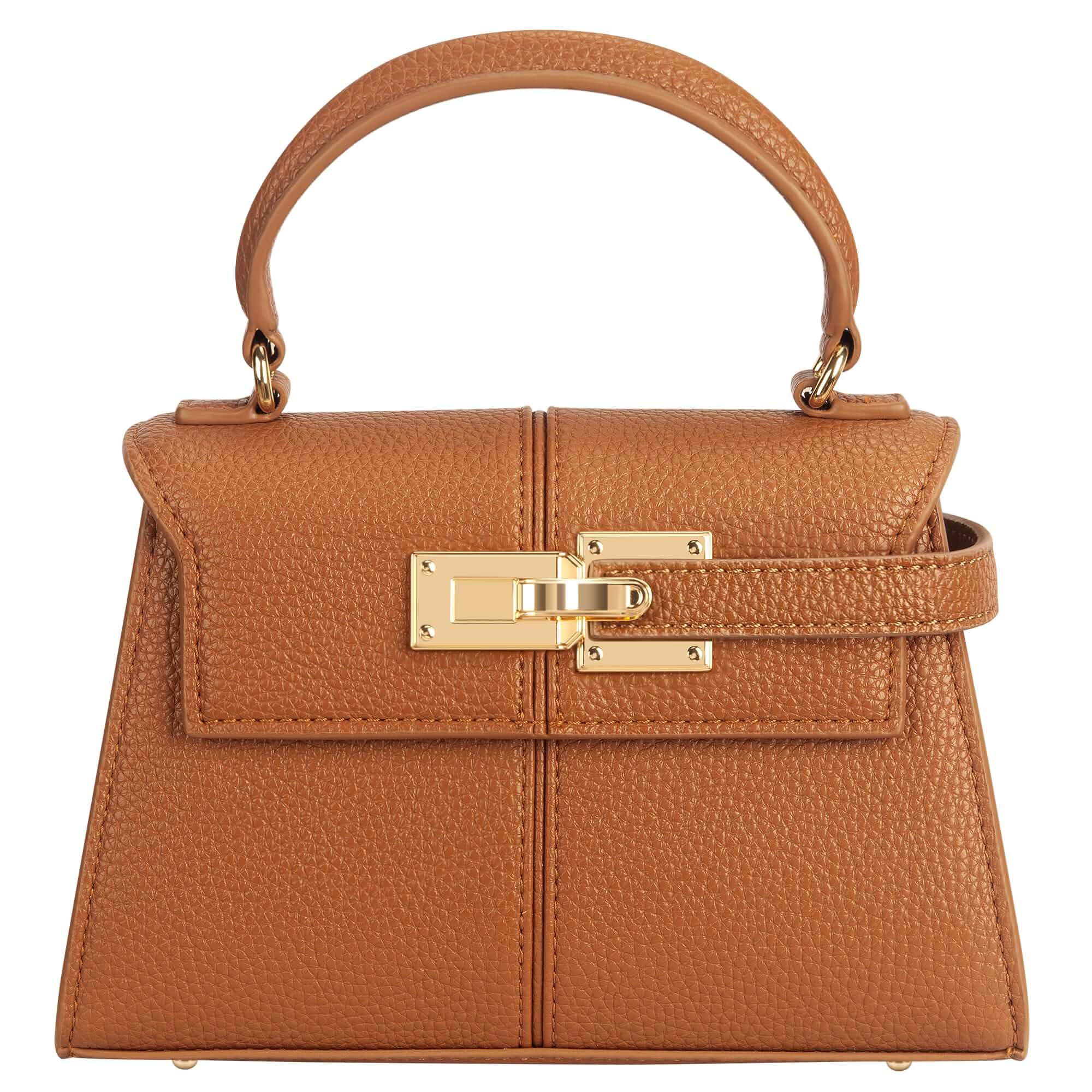 Top Handle Bags for Women,Designer Vegan Leather Bag