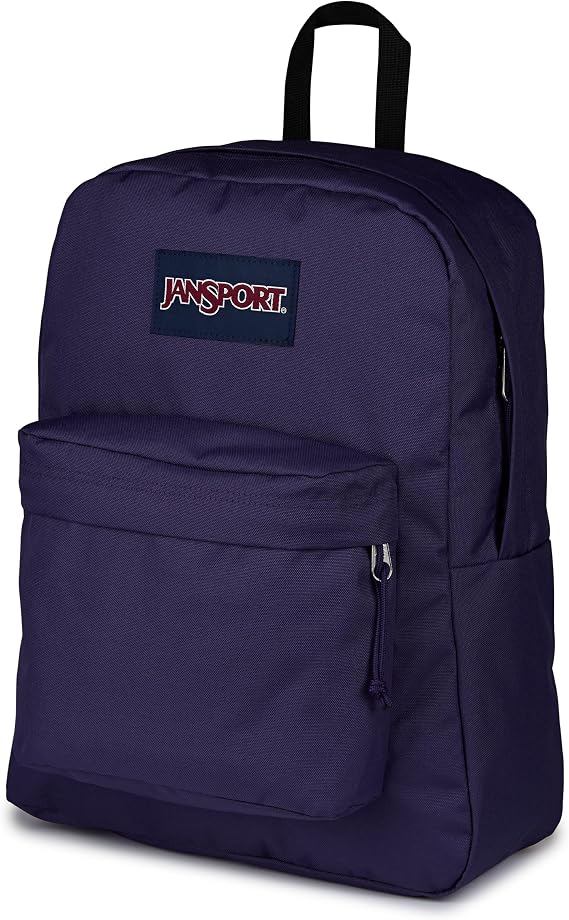 JanSport SuperBreak Plus Backpack with Padded 15-inch Laptop Sleeve and Integrated Bottle Pocket - Spacious and Durable Daypack for Work and Travel - Amethyst Angst
