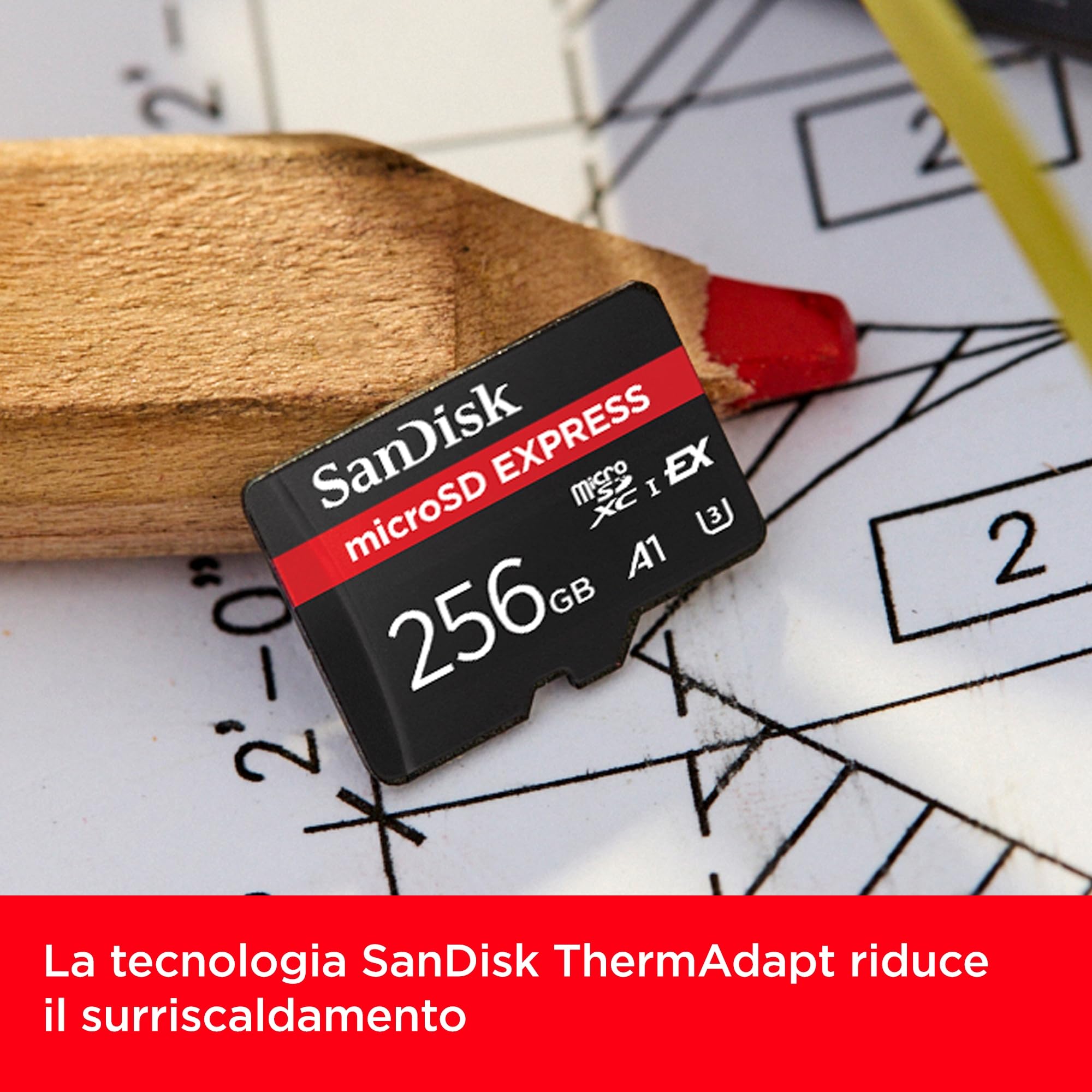 SanDisk Scheda microSD Express 256 GB per Nintendo Switch 2 U3 C10 880 MB/s