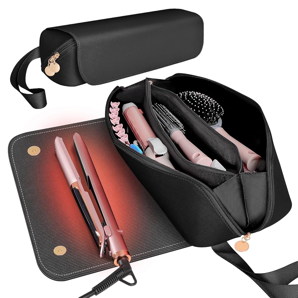 メイク道具・化粧小物 THE TOE Heat-Resistant Hair Iron Case メイク道具・化粧小物 THE TOE Heat-Resistant Hair Iron Case