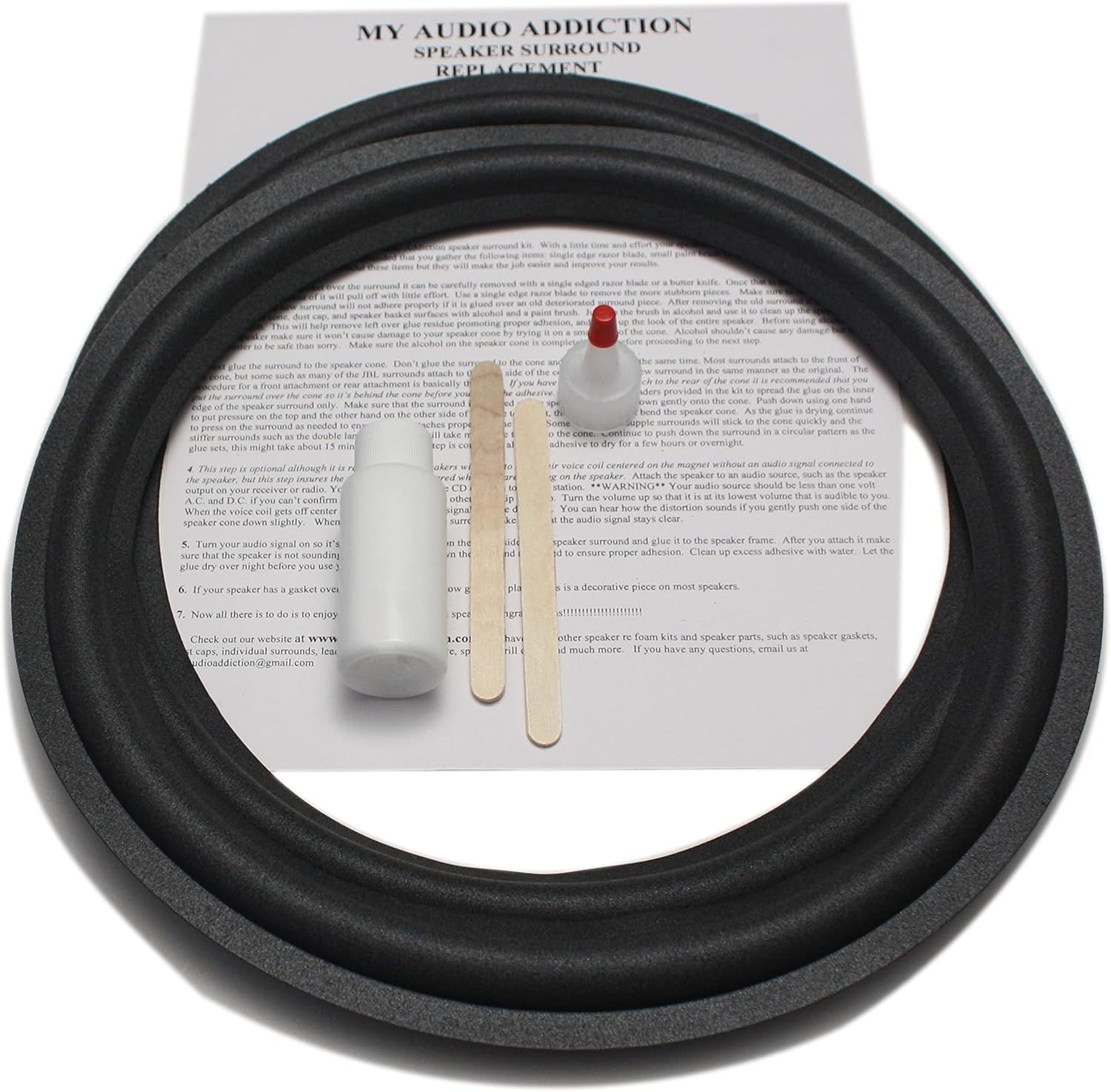 Foam Speaker Surround Repair KIT for JBL 12" L65 2214 2214 128 L-100 L-112 ect..