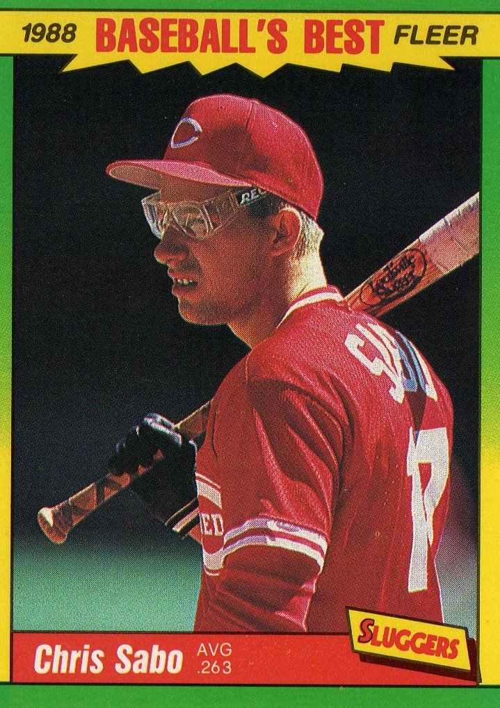 1988 Fleer Baseballs Best #35 Chris Sabo