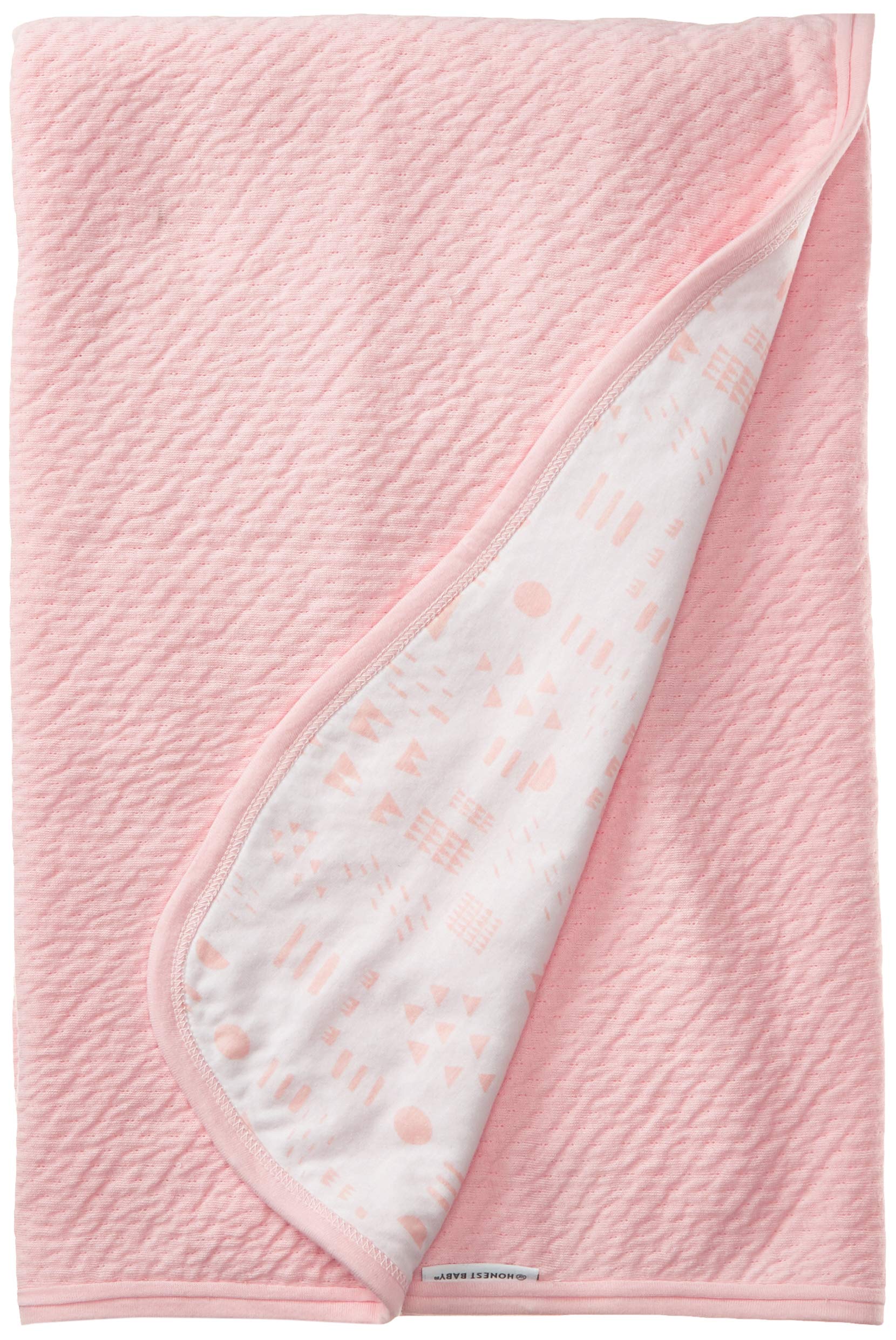 Honestbaby Baby Organic Cotton Matelasse Reversible Receiving