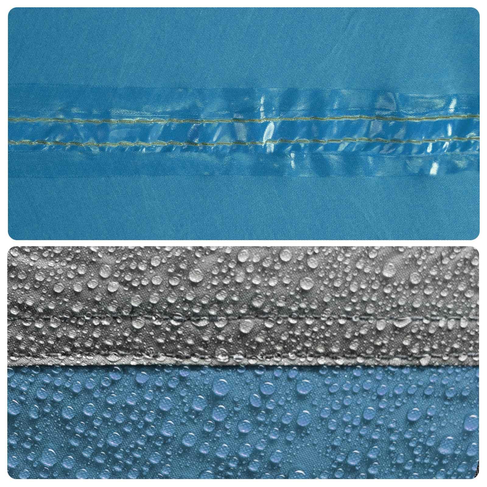 vidaXL Tienda de campaña instantánea con mosca impermeable para 3 personas, instalación rápida