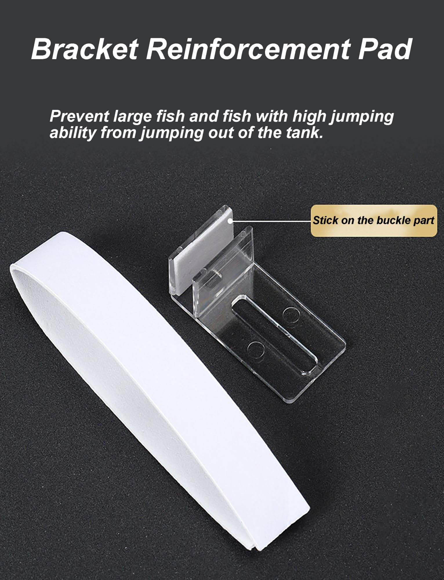 Générique Clips de Couvercle d'aquarium 6/10 pièces Supports en Acrylique for Couvercle d'aquarium-Support sécurisé for Verre d'aquarium sans Monture(4mm,10pcs)