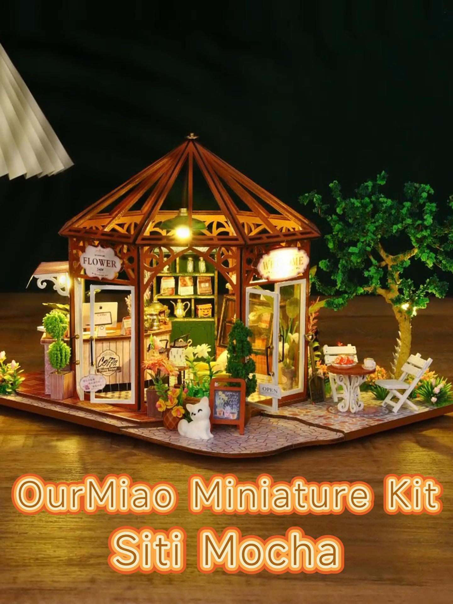 Amazon.com: OurMiao Miniature House Kit – Siti Mocha, DIY