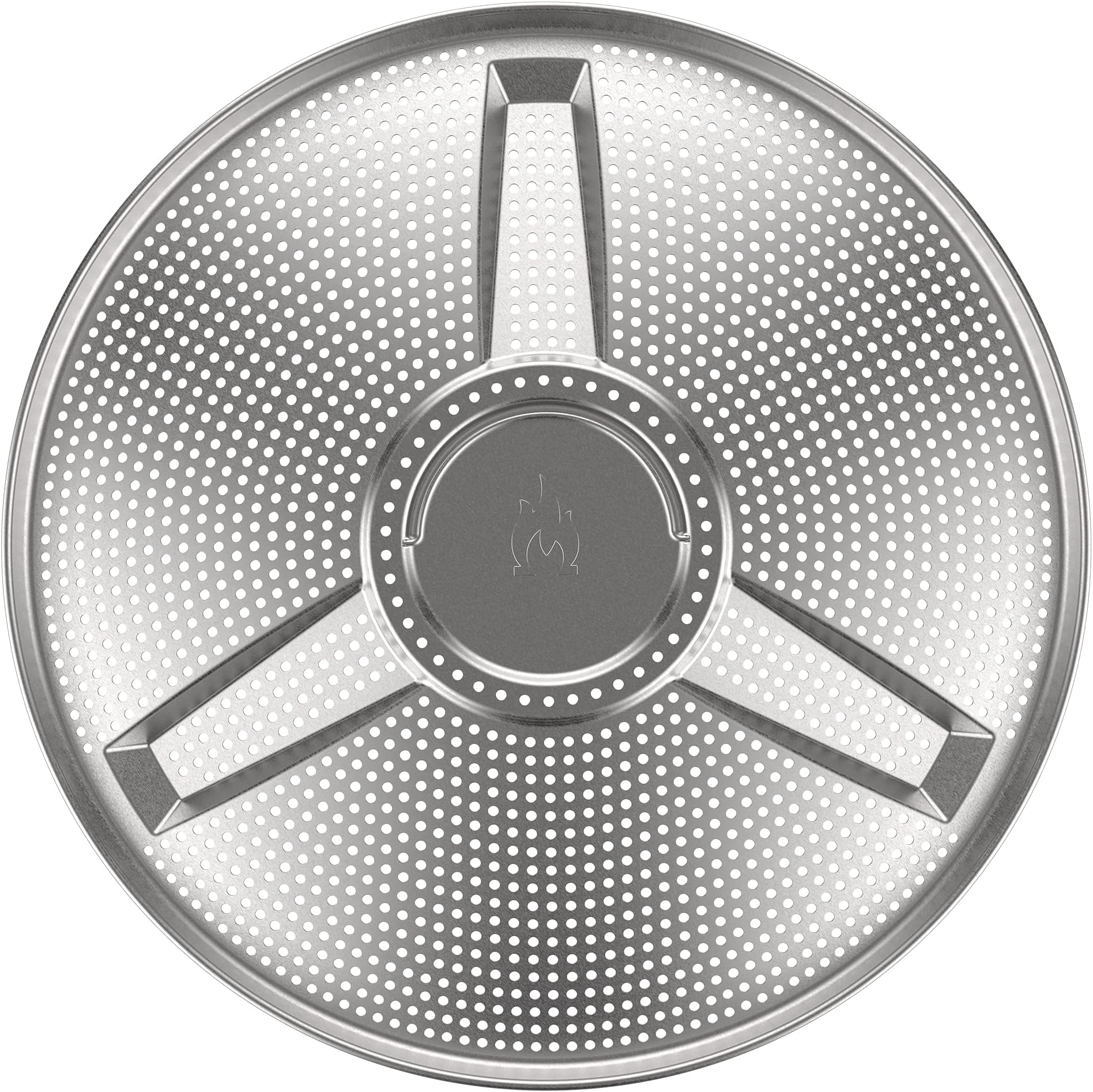 Bonfire Pellet Adapter | Accessory for Outdoor Fire Pit Ranger, Extension for Burning Pellets, Safe Burning, Stainless Steel, Diameter: 17.3 in
