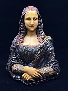 Mona Lisa Figurine by Leonardo da Vinci-Decorative Bust Statue| Classic Renaissance Art Sculpture | Collectible Gift & Home Decor Piece