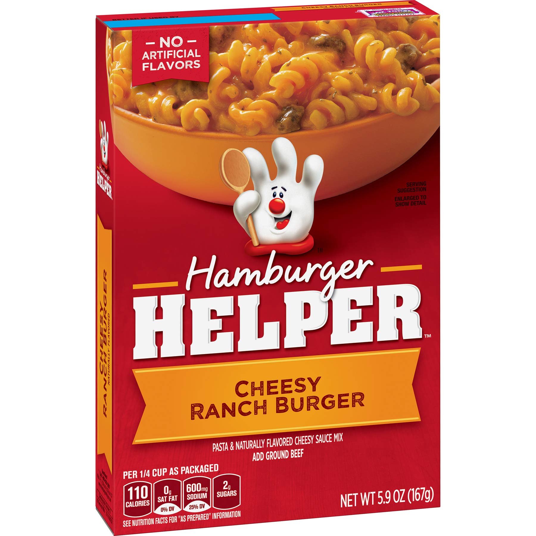Hamburger Helper Cheesy Ranch Burger, 5.9 Ounce (Pack of 5)