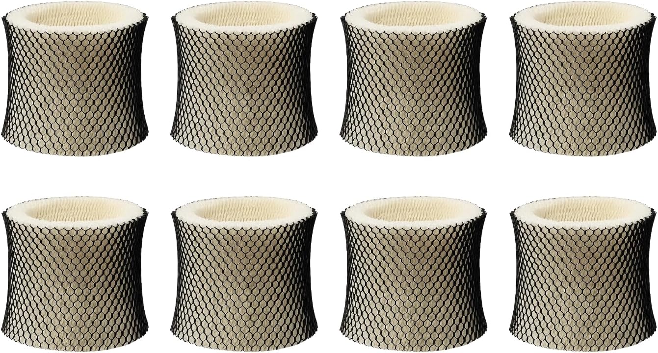 Nispira 8 Packs Humidifier Wick Filter Replacement Compatible with Holmes HWF75 HWF75CS HWF75PDQ-U Filter D Fits White Westinghouse, Sunbeam
