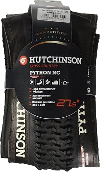 Hutchinson Python Tubeless Ready 650B Fold Tires, 27.5 x 2.2, Black