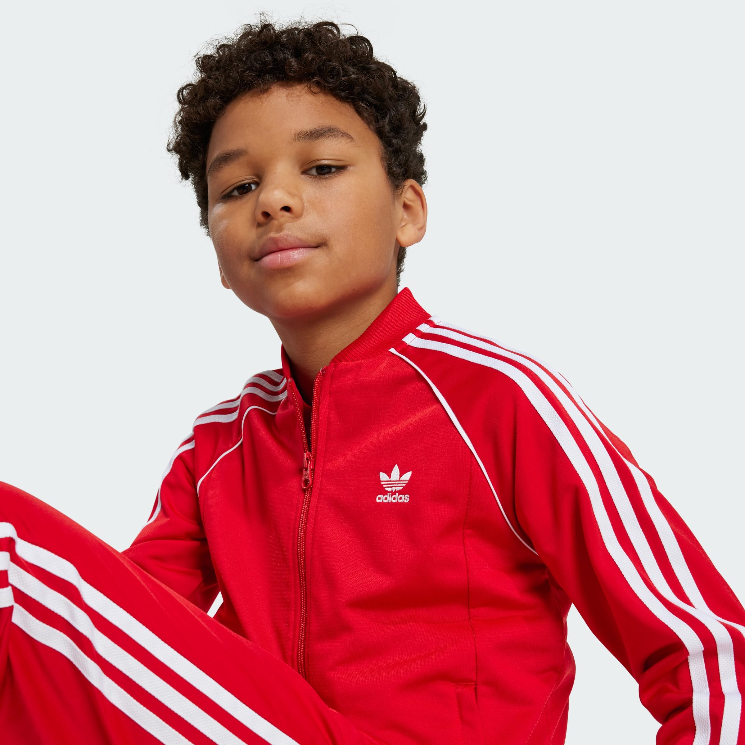 Sudadera Niño/a adidas Track Roja