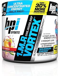 BPI Sports 1.M.R Vortex Pre-Workout Powder, Fruit Punch, 4.2 Ounce - coolthings.us