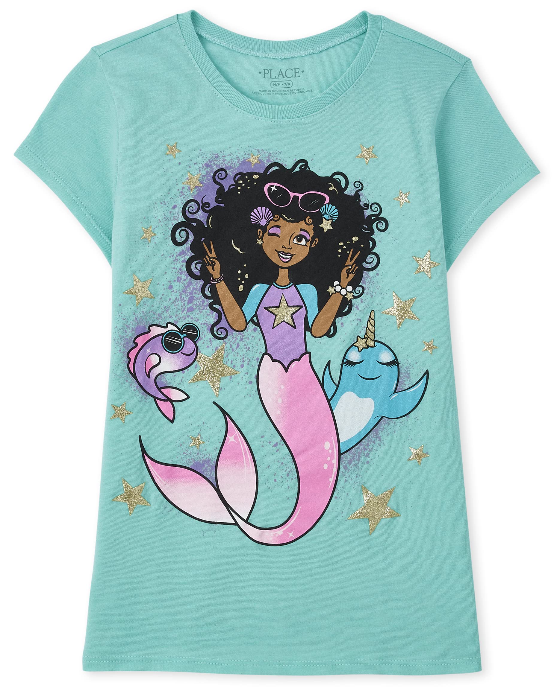 The Children's PlaceGirls M MERMAID GIRL T-Shirt (pack of 1)