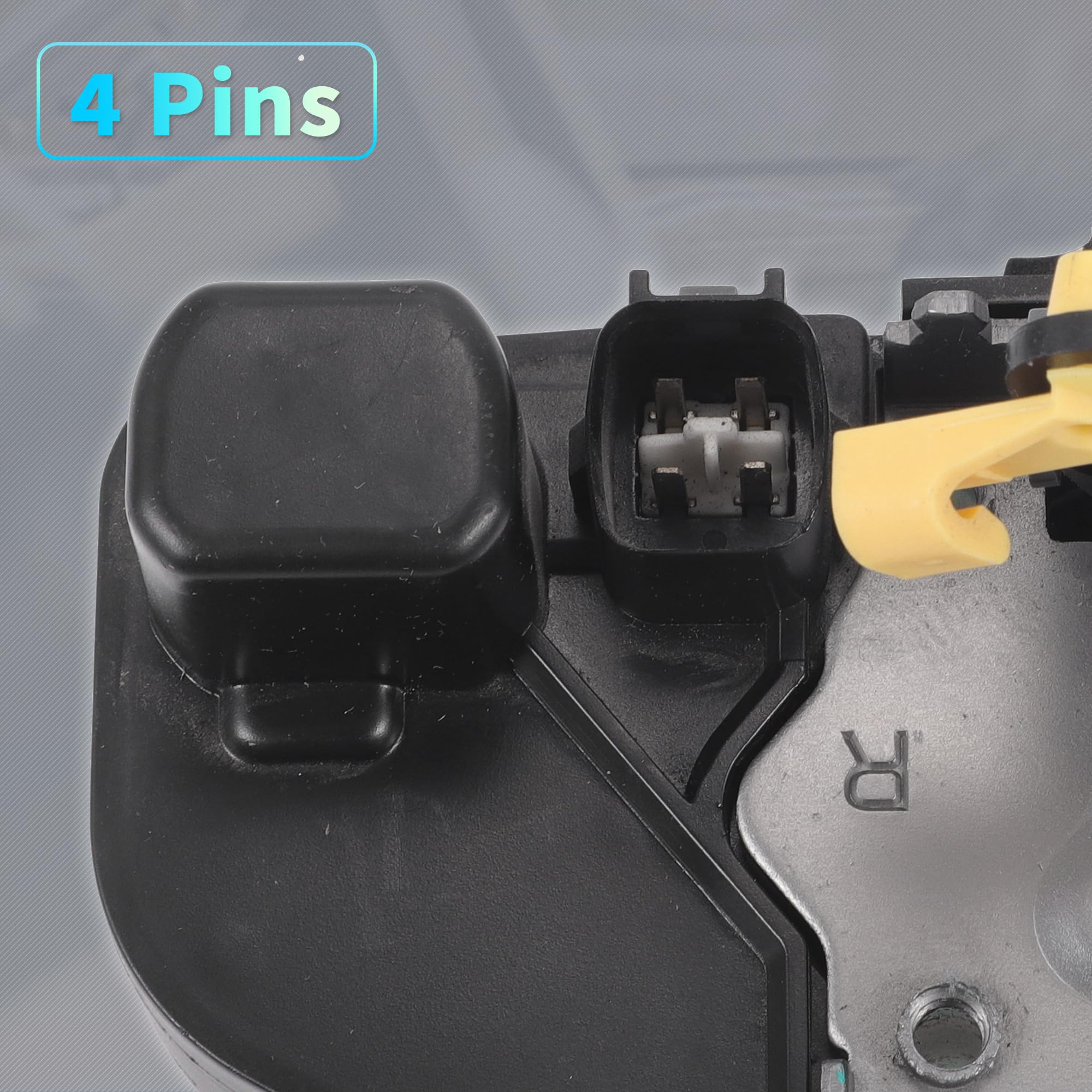 QUARKZMAN Sostituzione Motore Attuatore Serratura Porta Anteriore Destra Passeggero per Chrysler 300 08-10 per Dodge Charger 08-10 Sostituisce No.4575894AA Nero